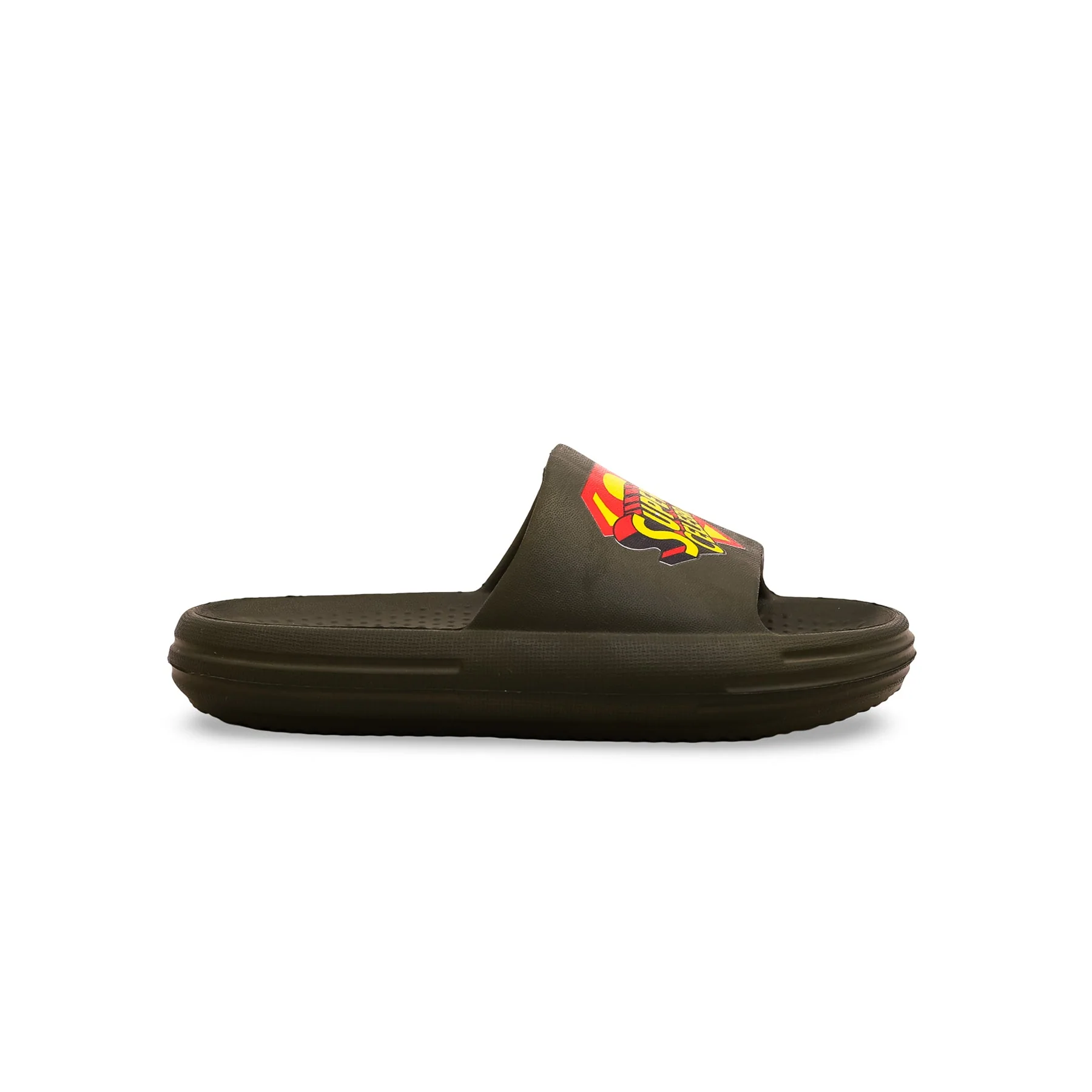 Boys Olive Casual Flip Flop KD9548 - Image 3