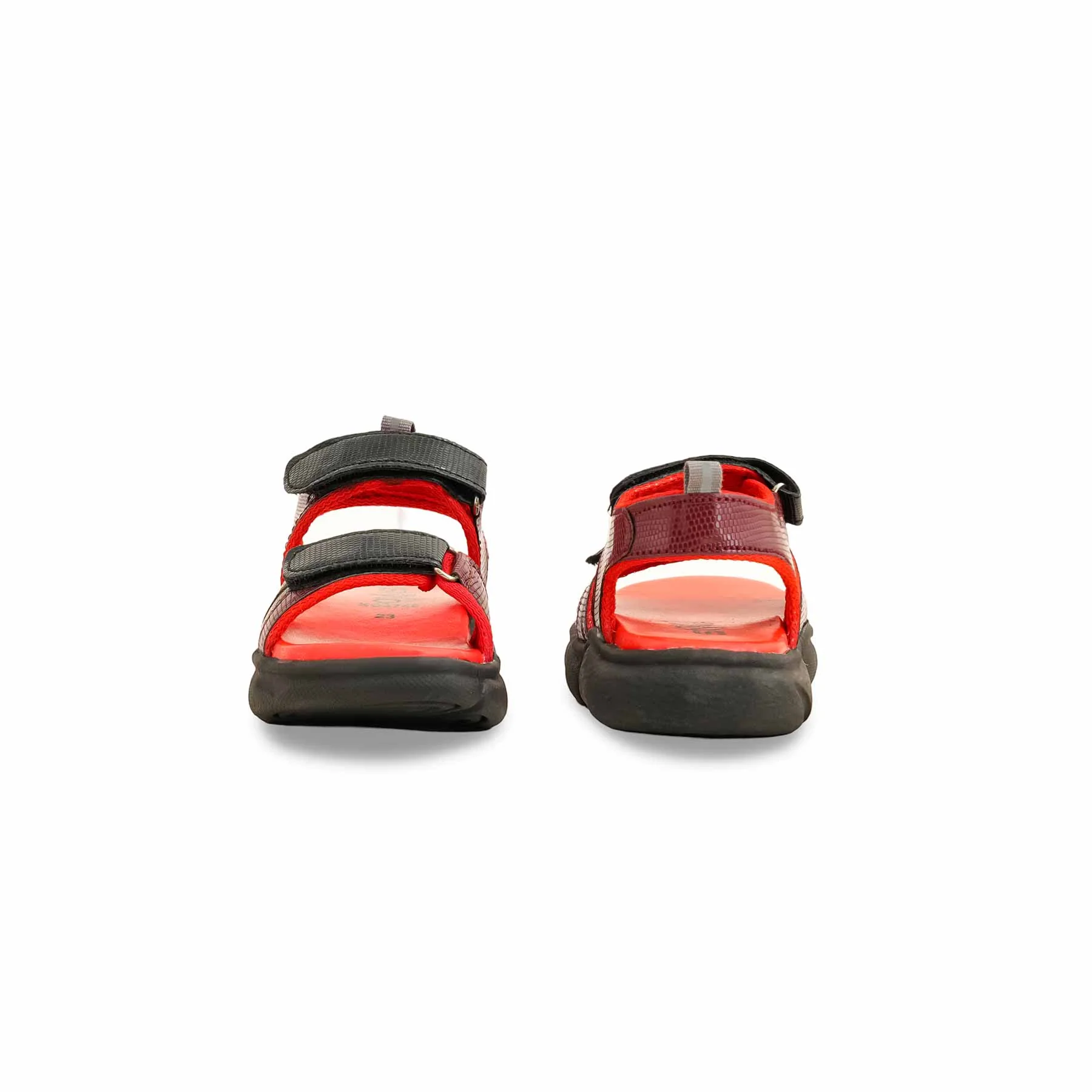 Boys Red Formal Sandal KD4748 - Image 4