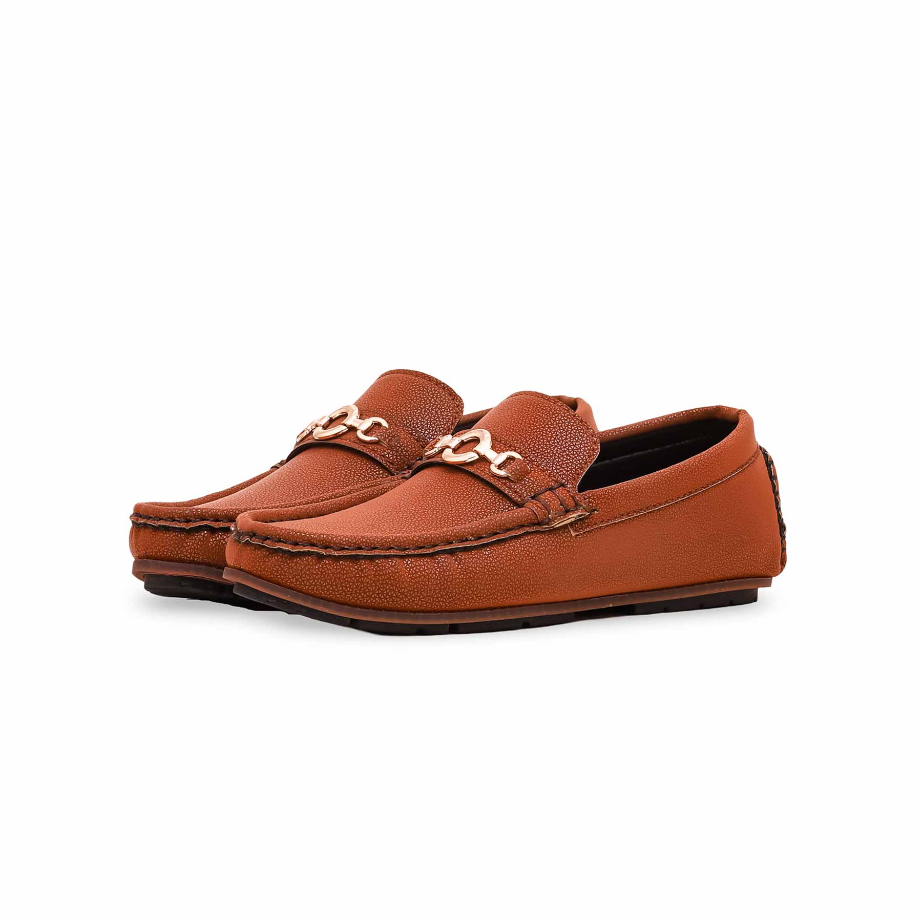 Boys Rust Formal Moccasin KD0831 - Image 3