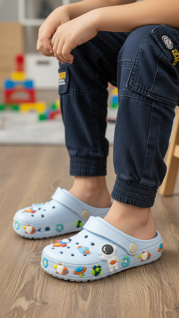 Boys Sky Blue Casual Flip Flop KD5735