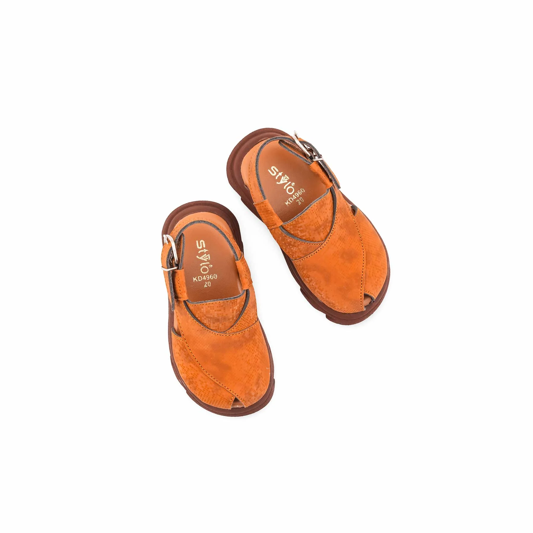 Boys Tan Peshawari Chappal KD4960 - Image 5