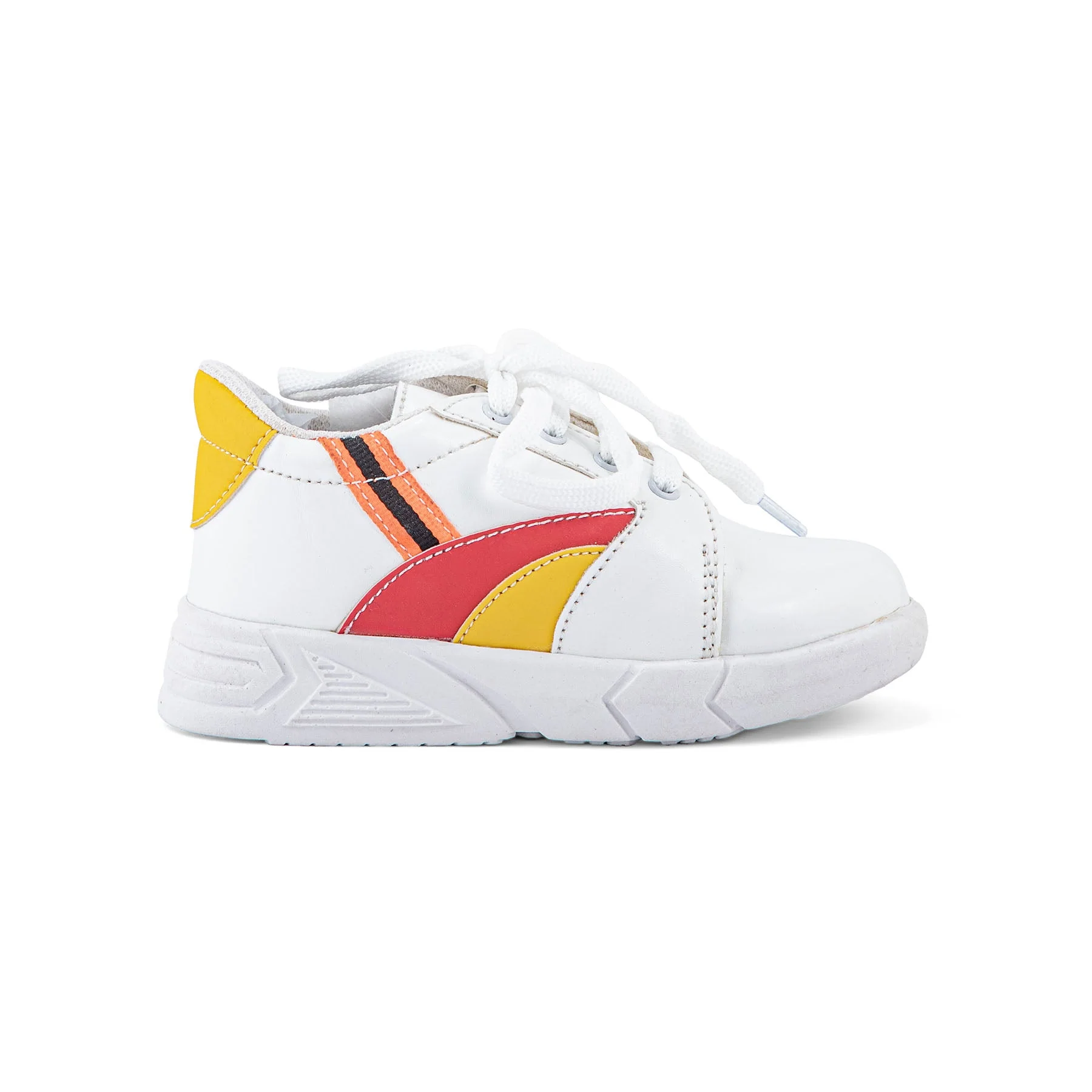 Boys White Casual Jogger KD1712 - Image 2