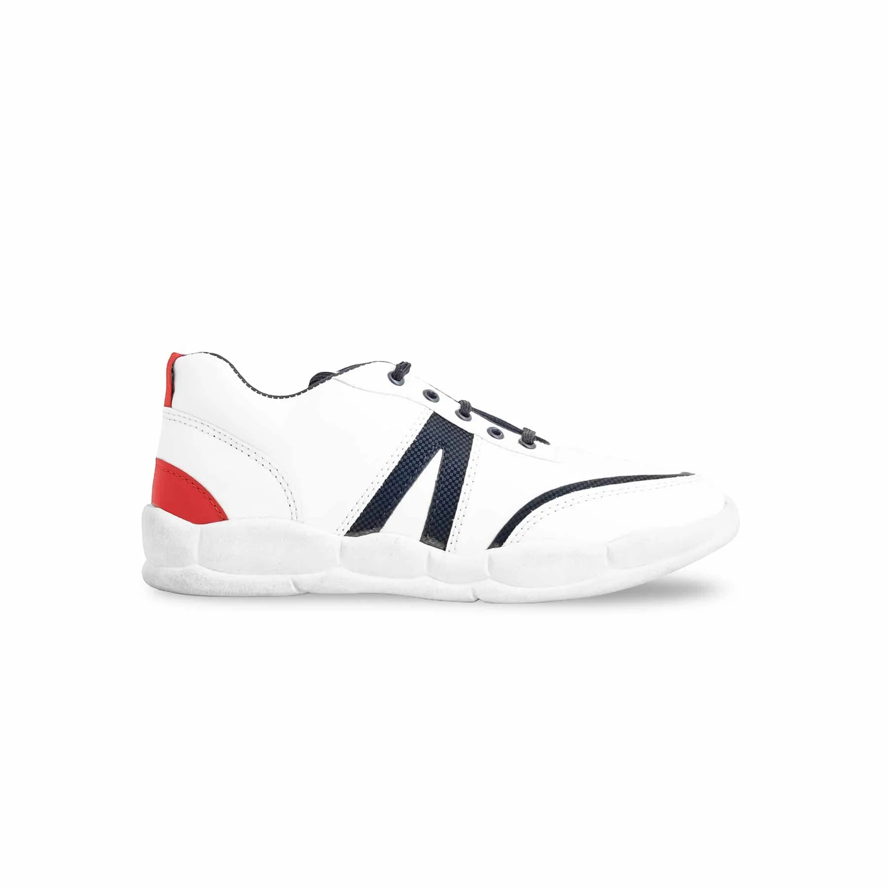 Boys White Casual Jogger KD1819 - Image 2