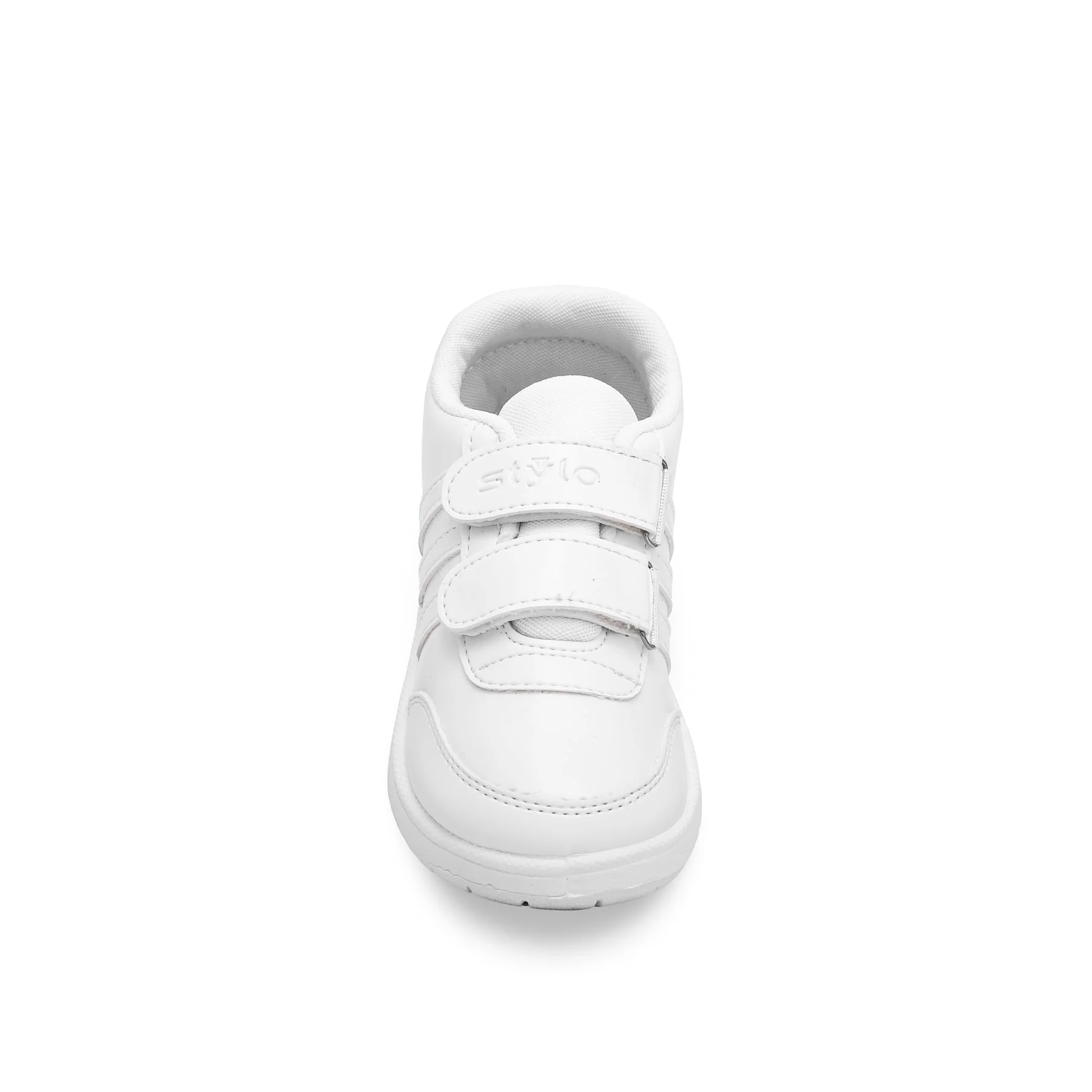 Boys White Sports School Shoes SK1082 - Image 4