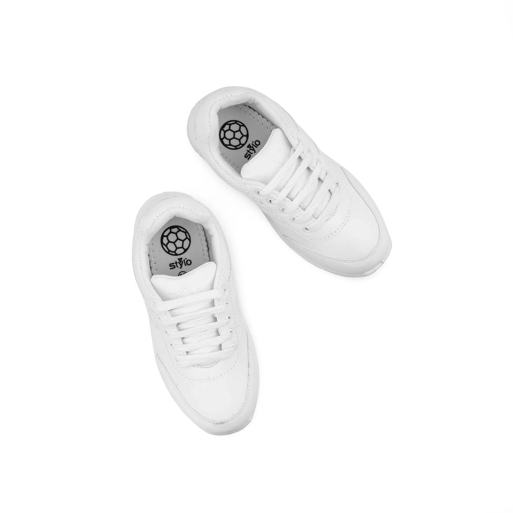 Boys White School Joggers SK1096 - Image 5