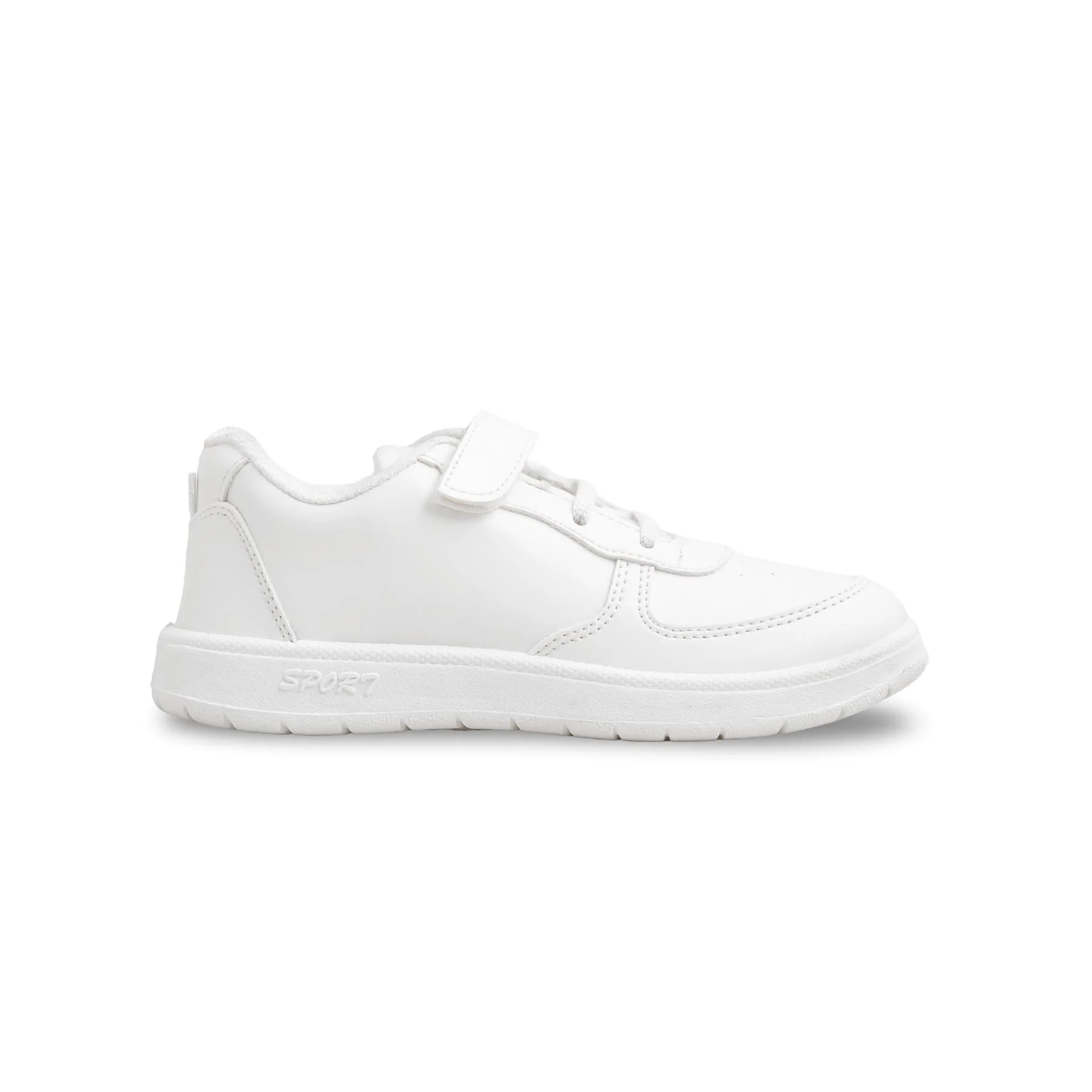 Boys White Sports School Shoes SK1099 - Image 2