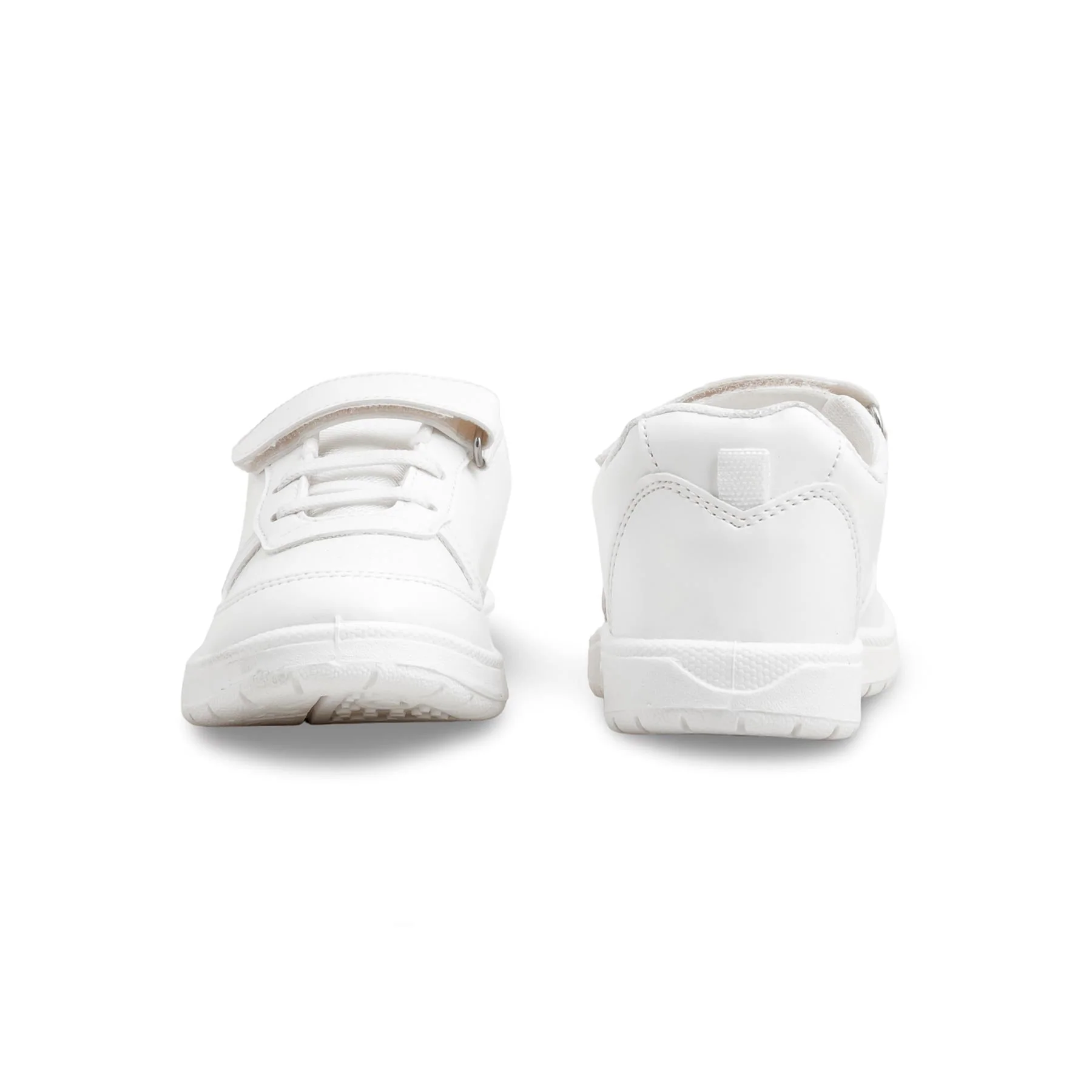 Boys White Sports School Shoes SK1099 - Image 4