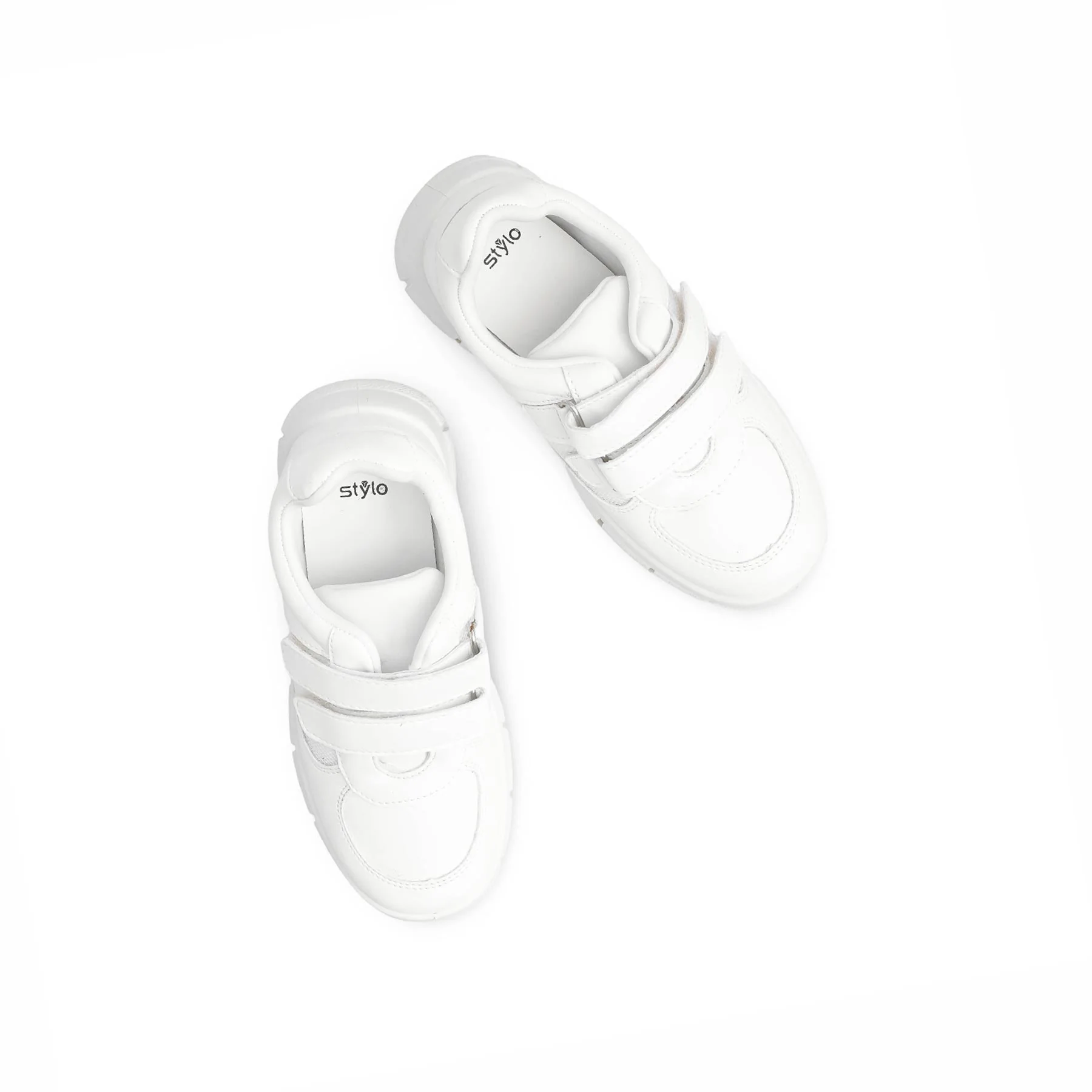 Boys White Sports School Shoes SK1108 - Image 5