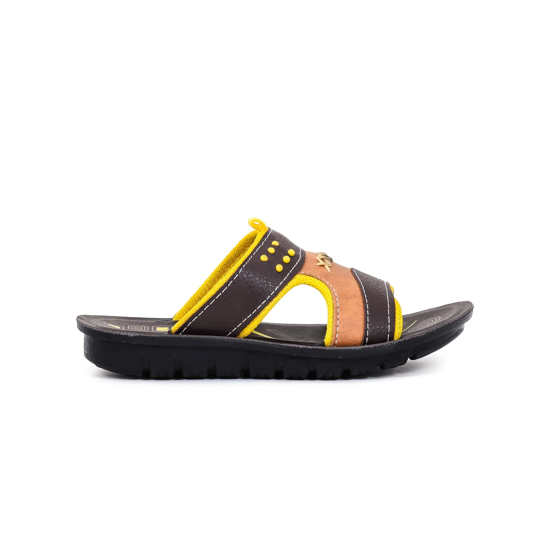 Boys Yellow Casual Slipper KD4636 - Image 2