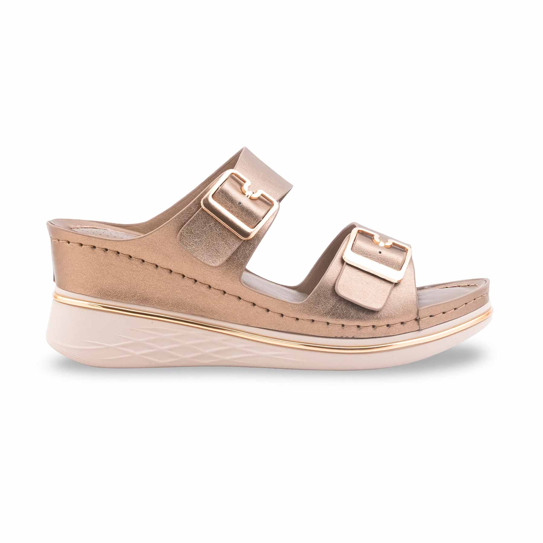 Bronze Formal Women Slipper PU0732 - Image 2