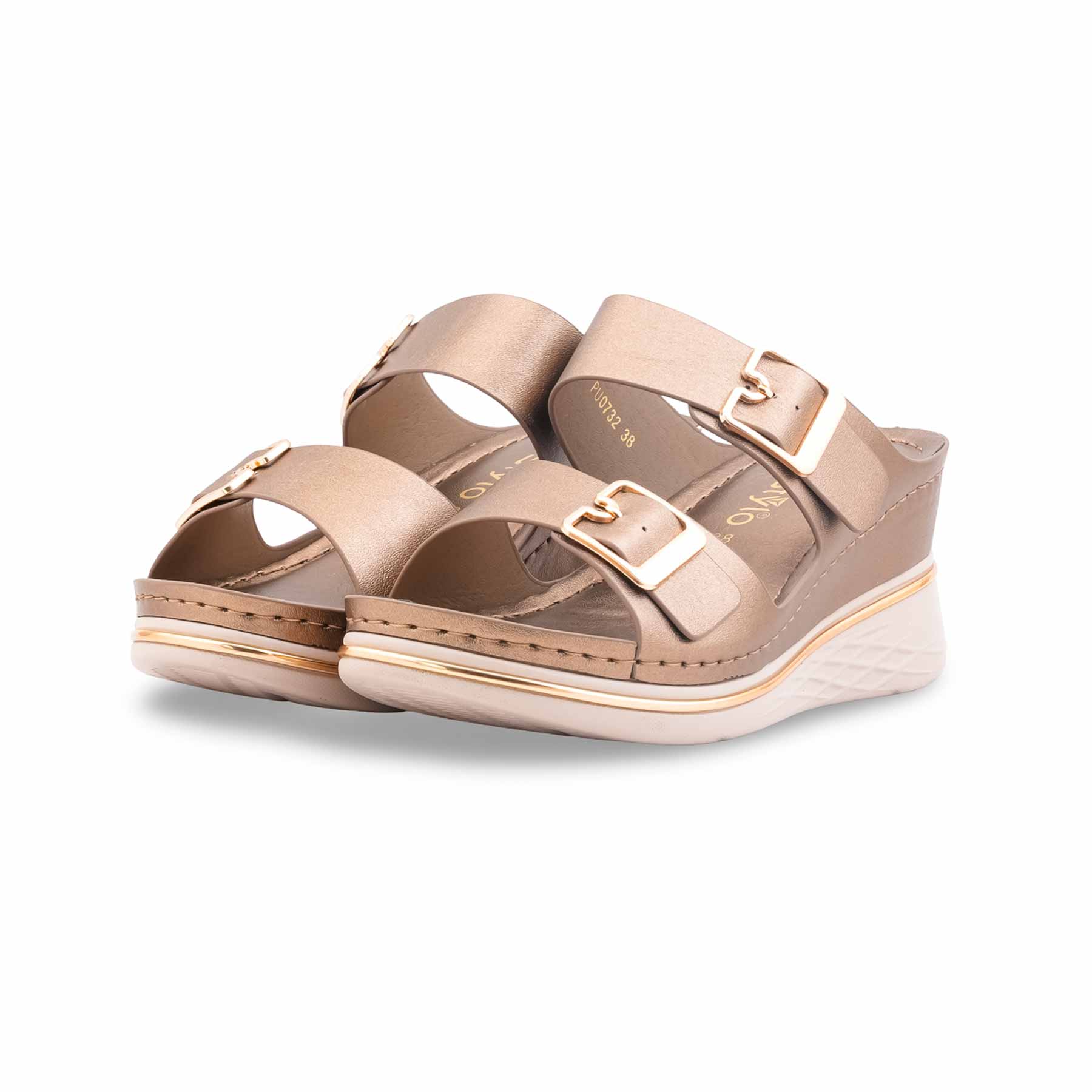 Bronze Formal Women Slipper PU0732 - Image 3