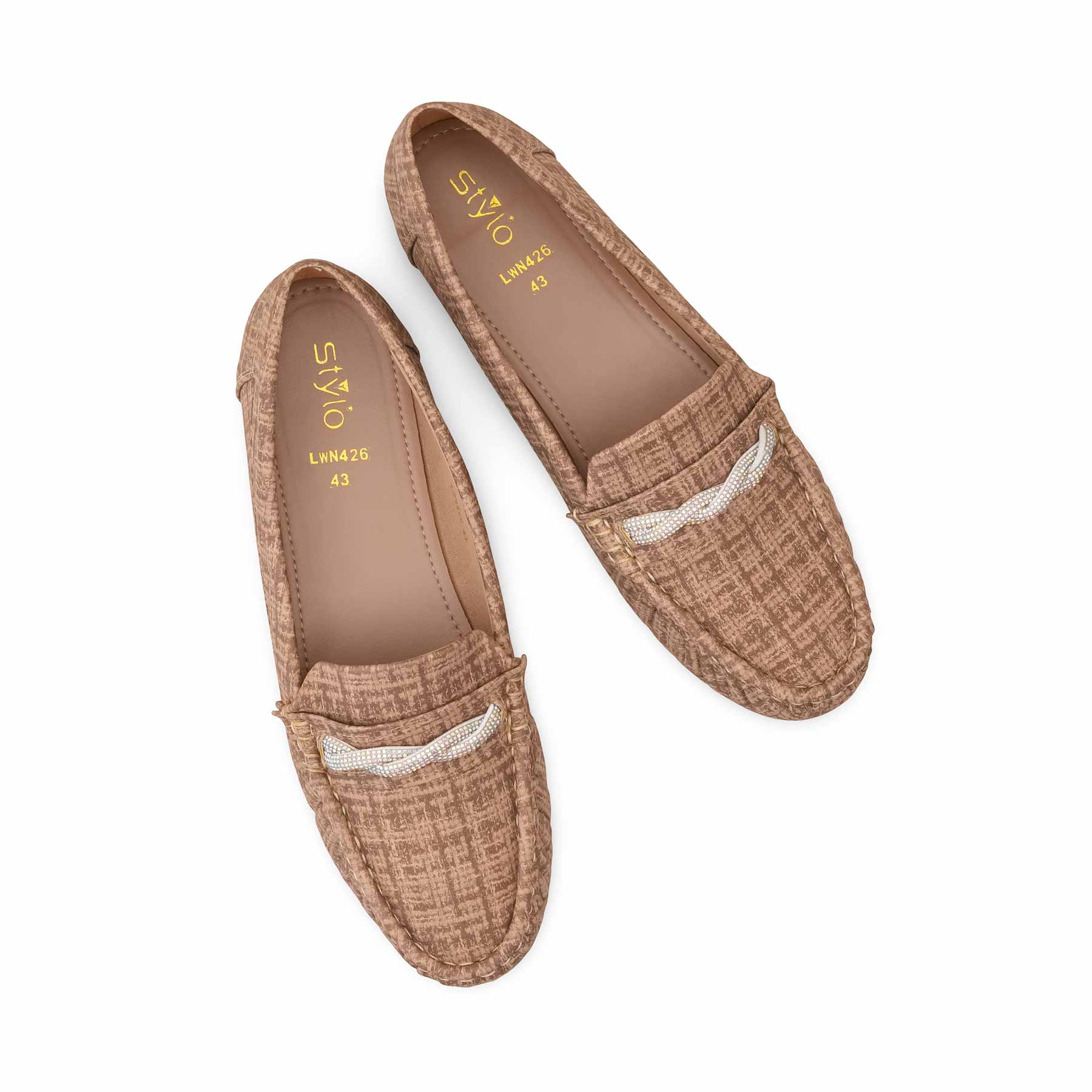 Bronze Moccasin For Women LWN426 - Image 6