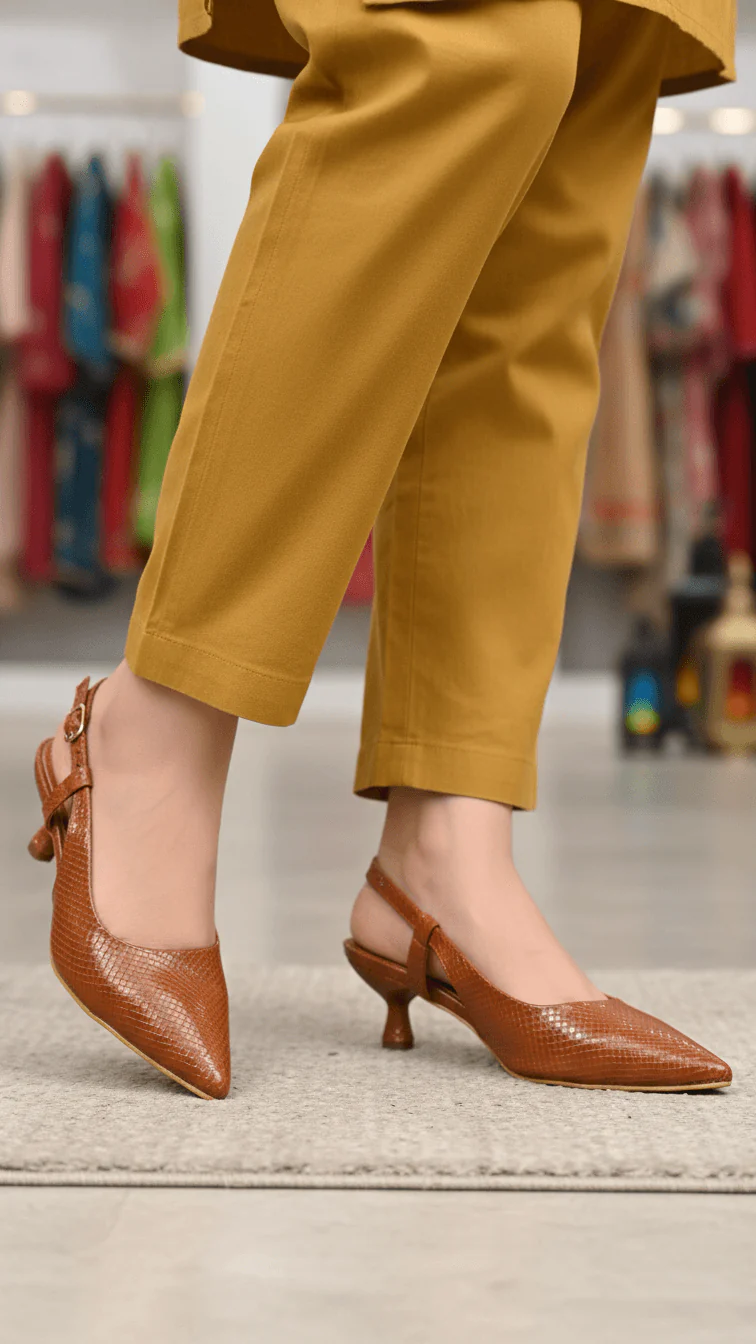 Brown Back Open For Women WN5458