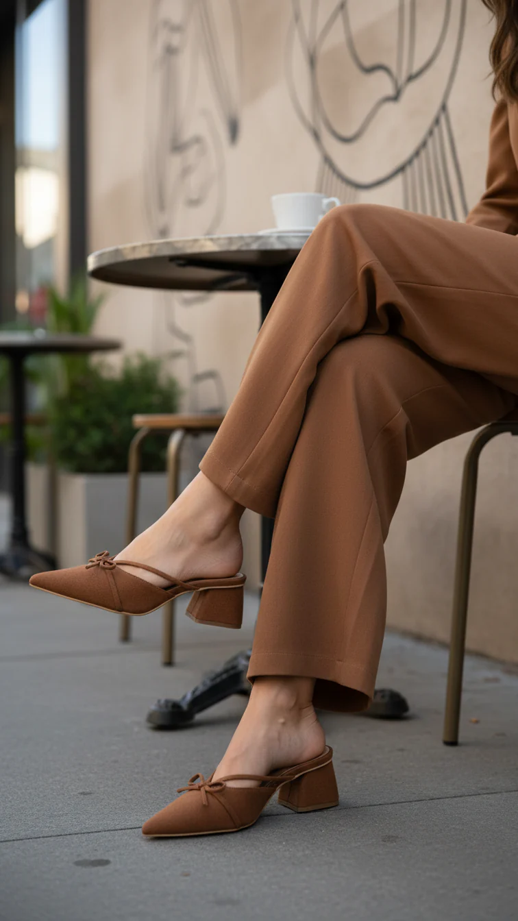 Brown Back Open For Women WN5510
