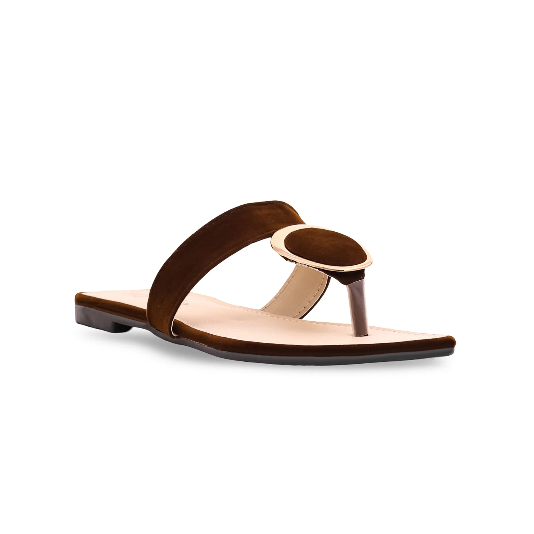 Brown Casual Chappal CL1540 - Image 2