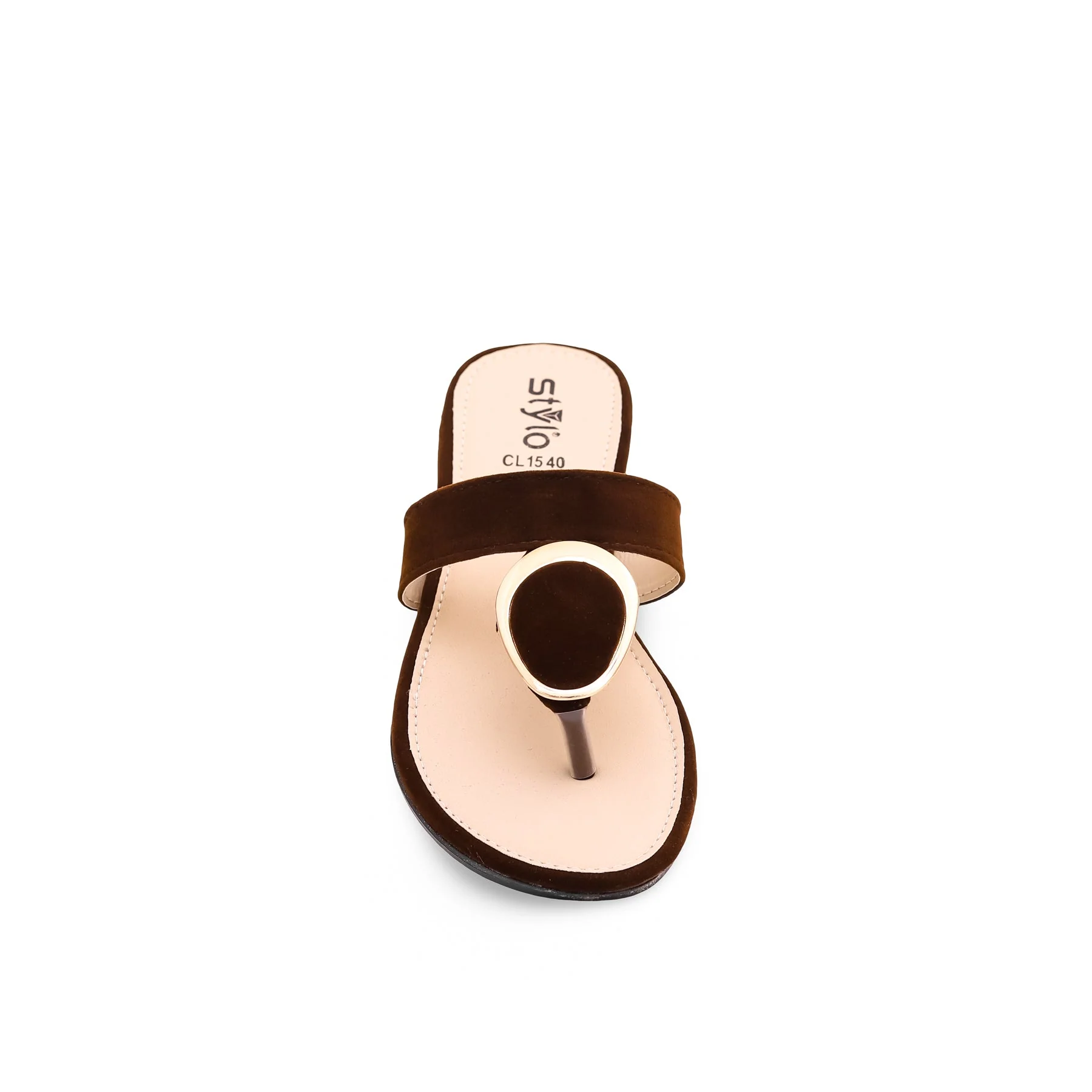 Brown Casual Chappal CL1540 - Image 3