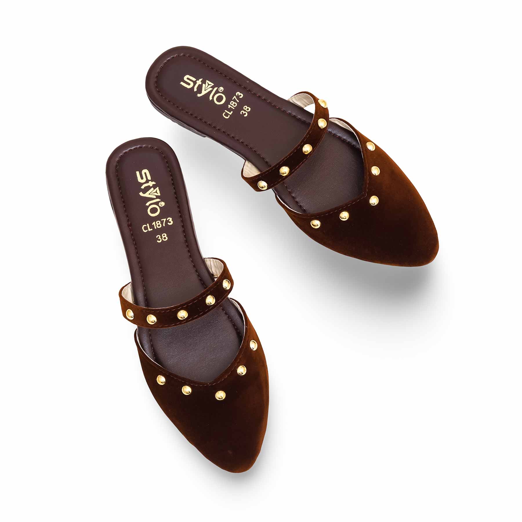 Brown Casual Mule CL1873 - Image 5