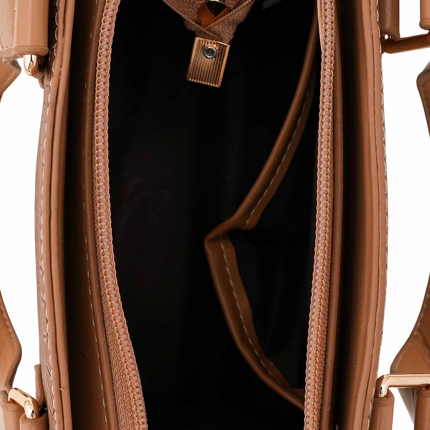Brown Casual Hand Bag For Ladies P55841 - Image 5