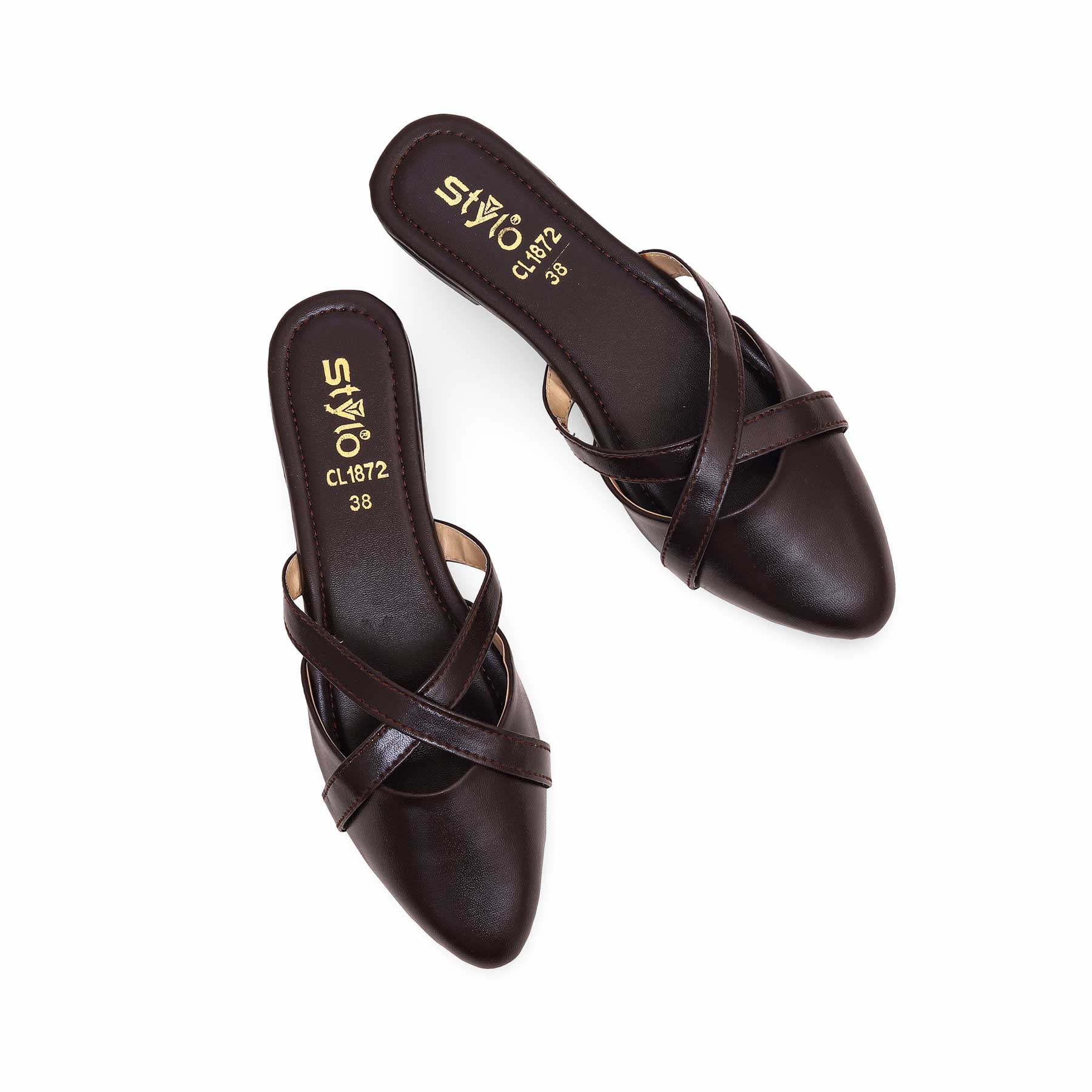 Brown Casual Mule CL1872 - Image 4
