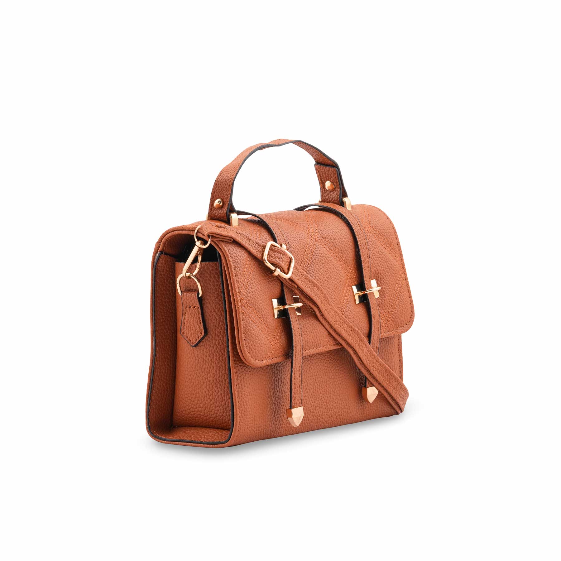 Brown Casual Pouch For Ladies P97659 - Image 3