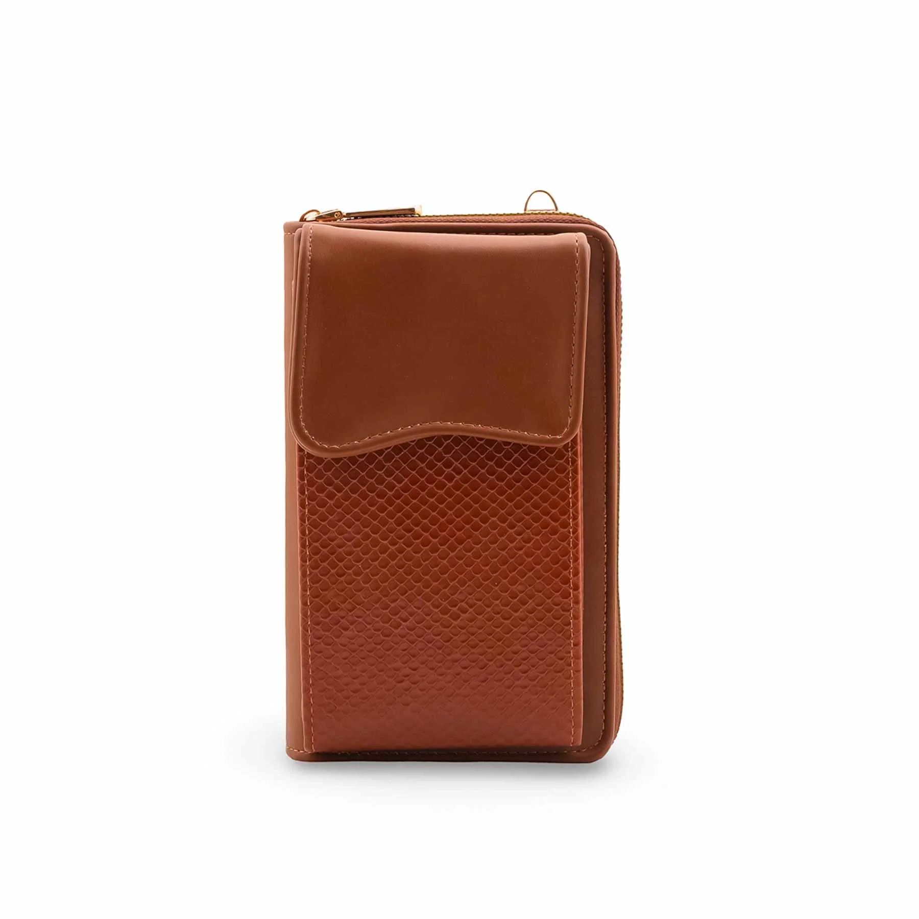 Brown Casual Pouch For Ladies P97714 - Image 2