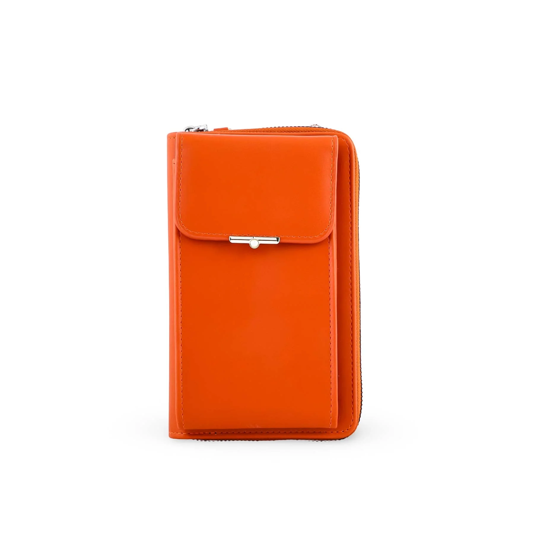 Brown Casual Pouch For Women P97620 - Image 2