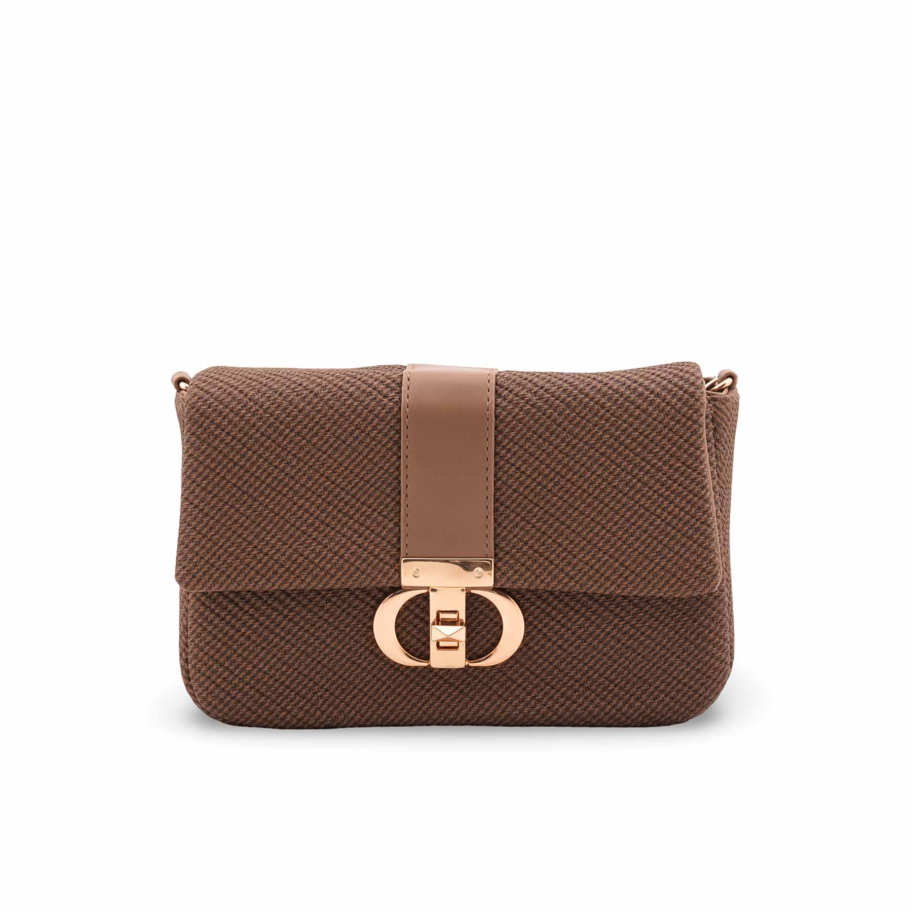 Brown Casual Pouch For Women P97709 - Image 2