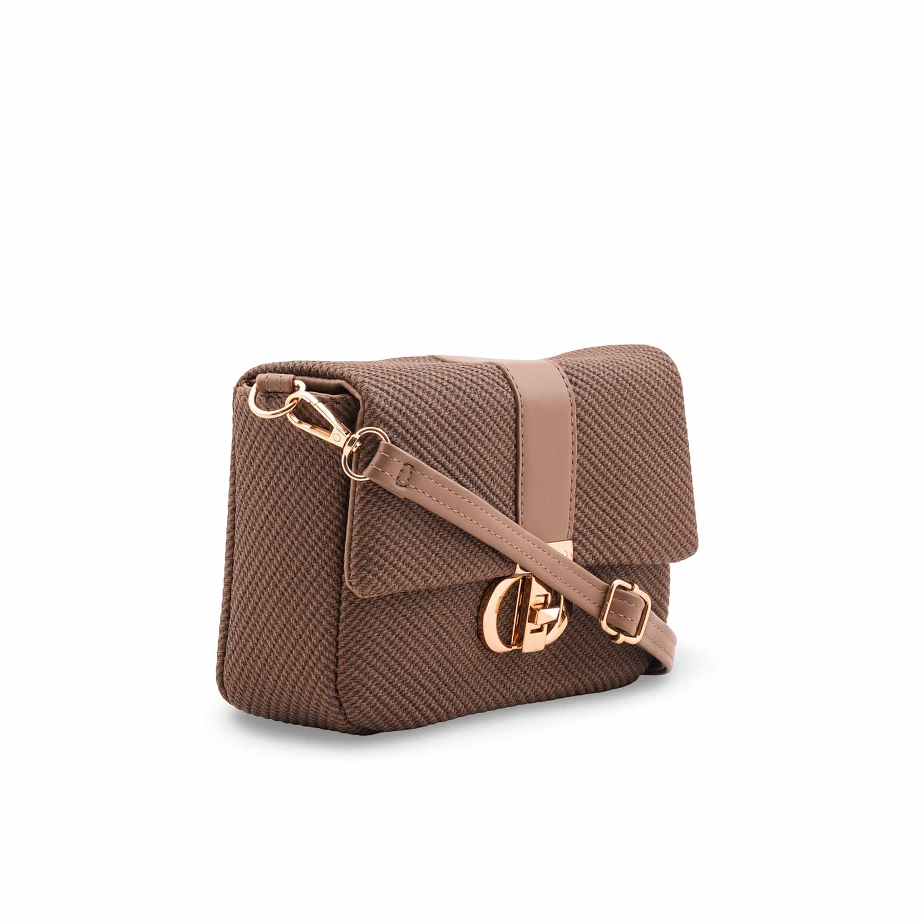 Brown Casual Pouch For Women P97709 - Image 3