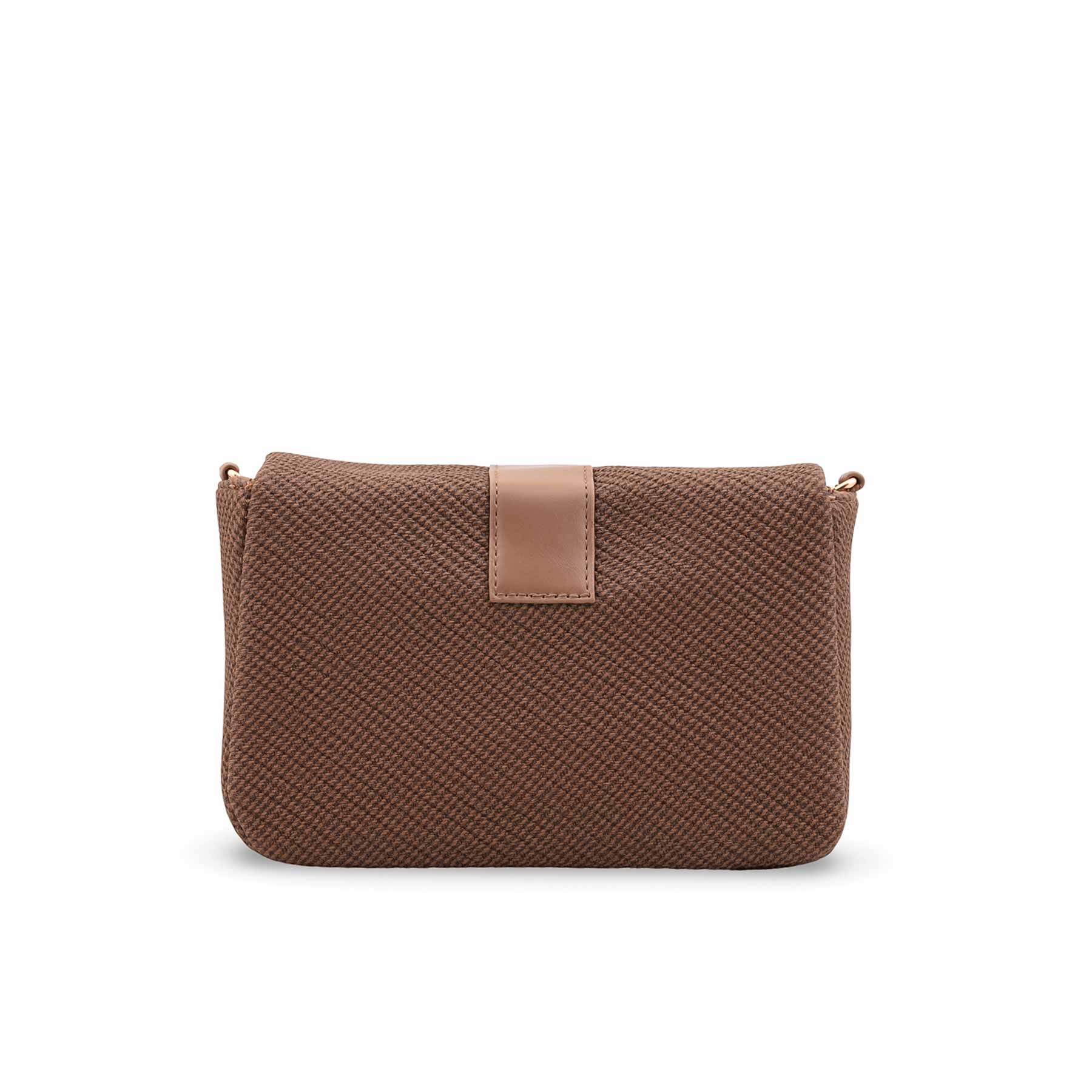 Brown Casual Pouch For Women P97709 - Image 4