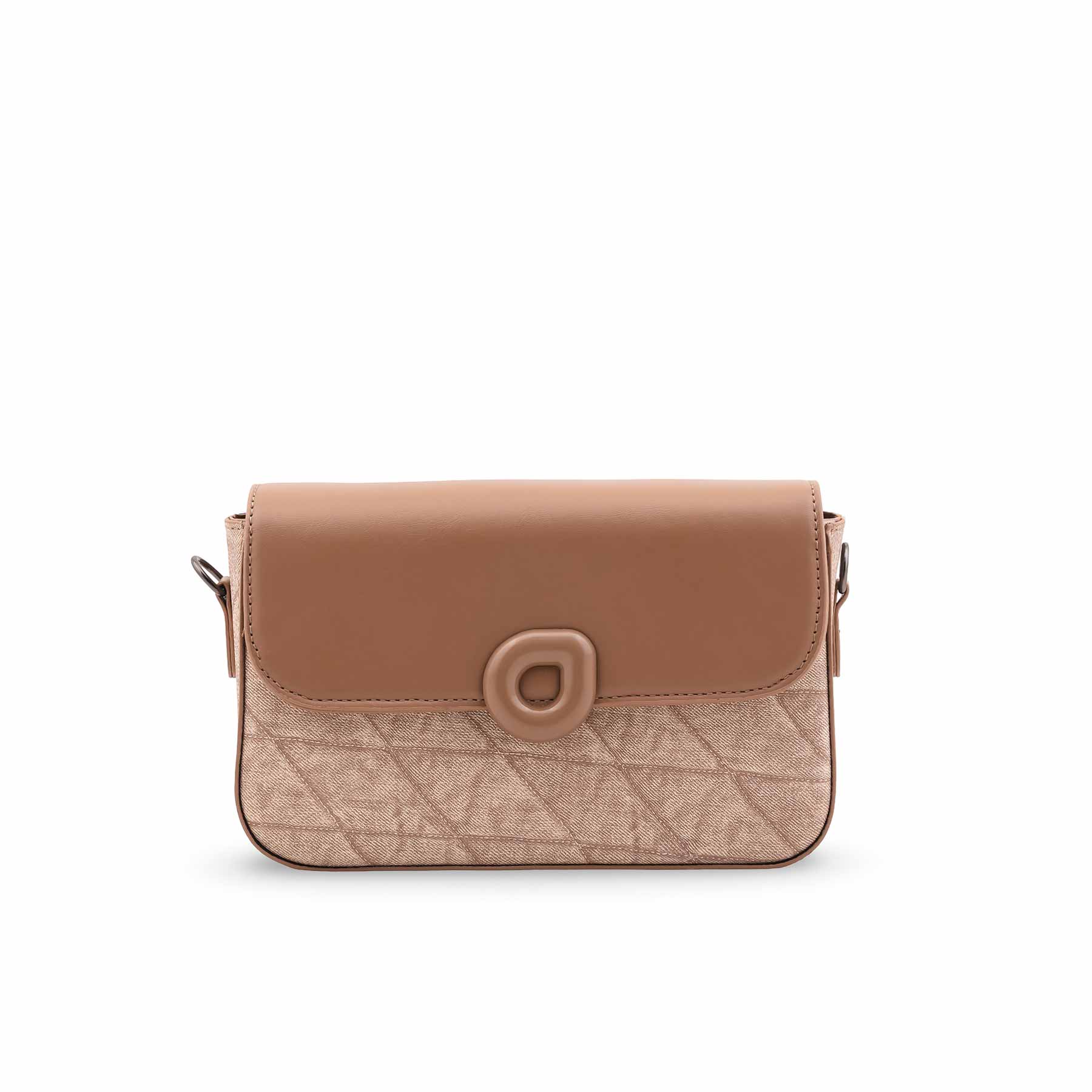 Brown Casual Pouch For Women P97711 - Image 2
