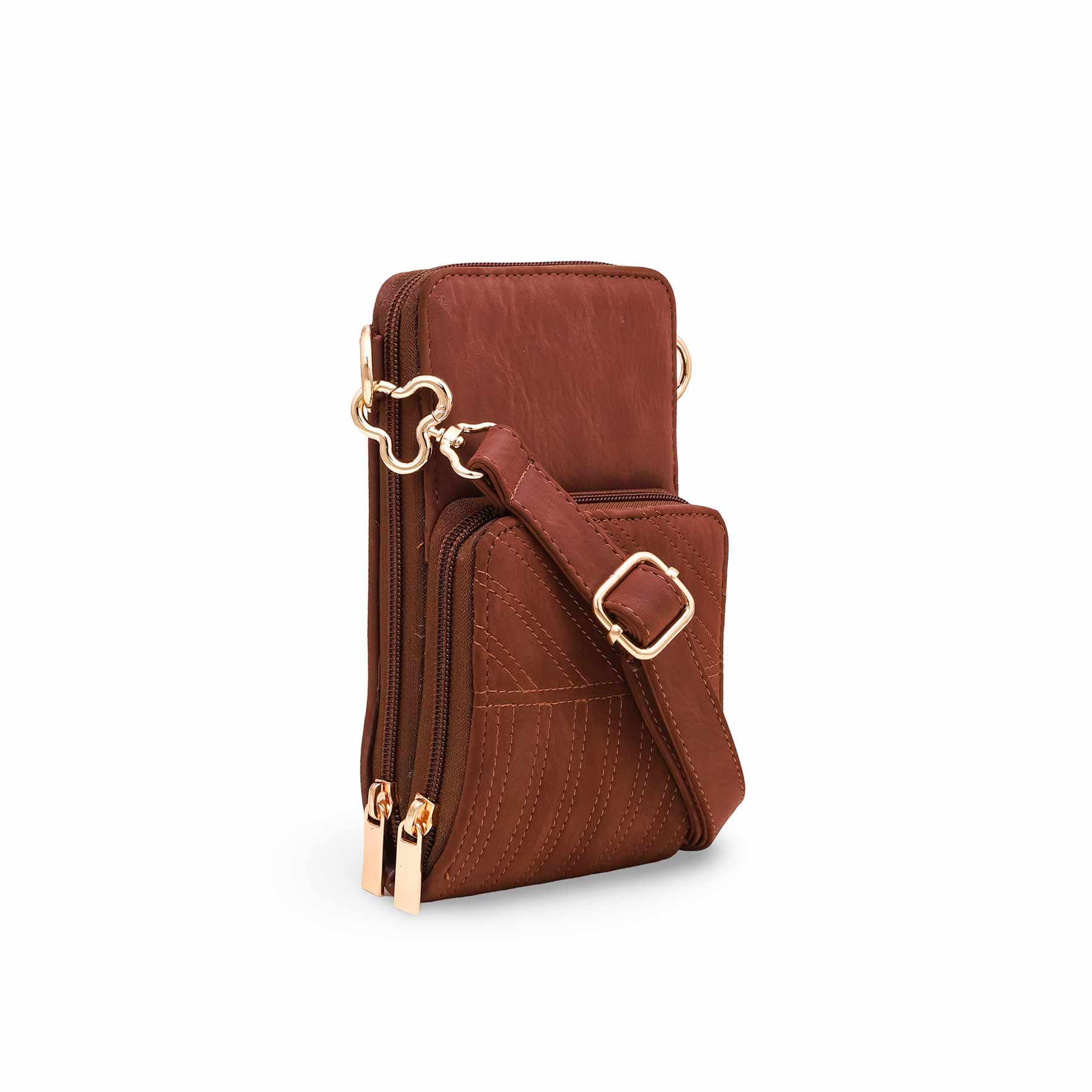 Brown Casual Pouch P97493 - Image 2