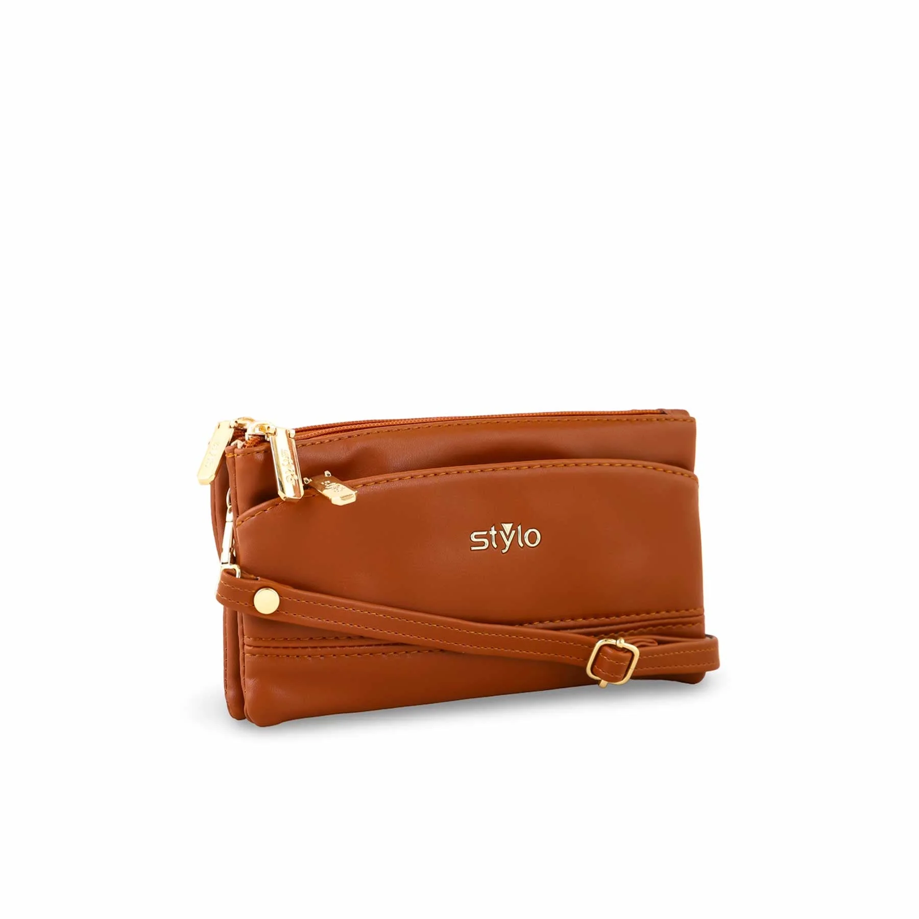 Brown Casual Pouch P97644 - Image 2