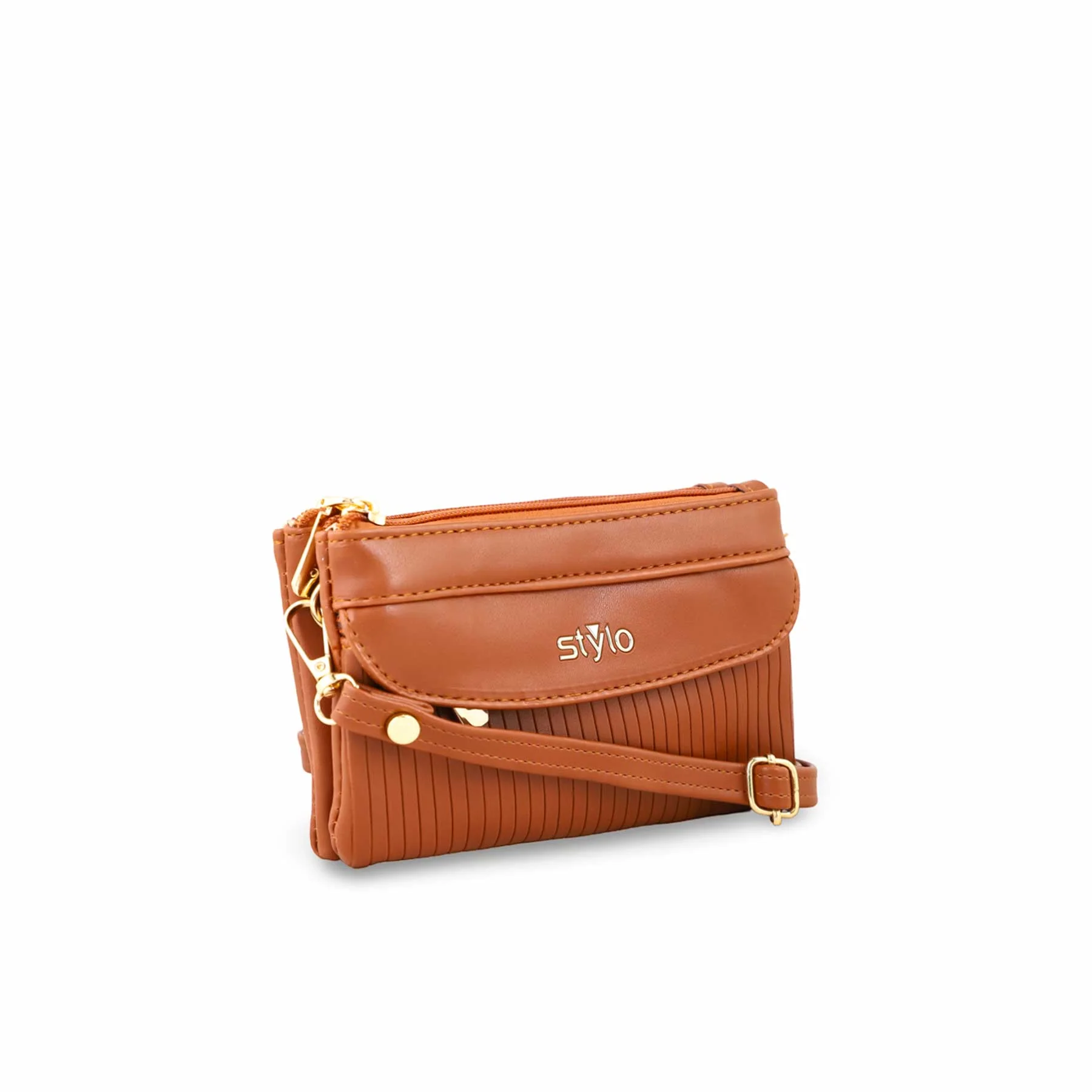 Brown Casual Pouch P97646 - Image 3