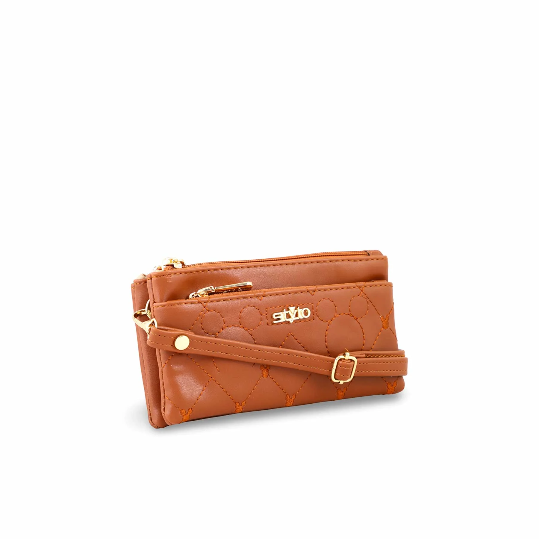 Brown Casual Pouch P97647 - Image 3