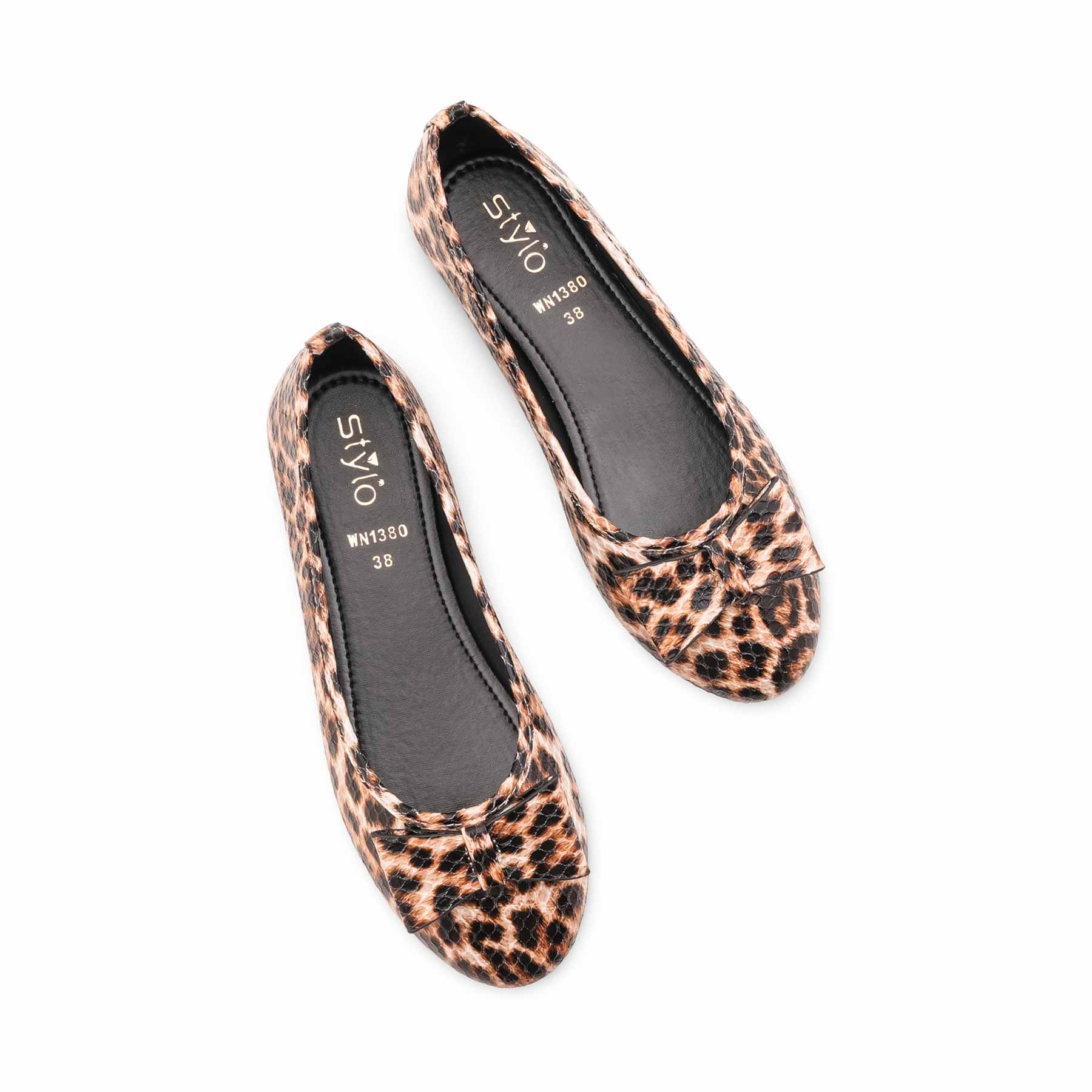Brown Casual Pumps For Women WN1380 - Image 8
