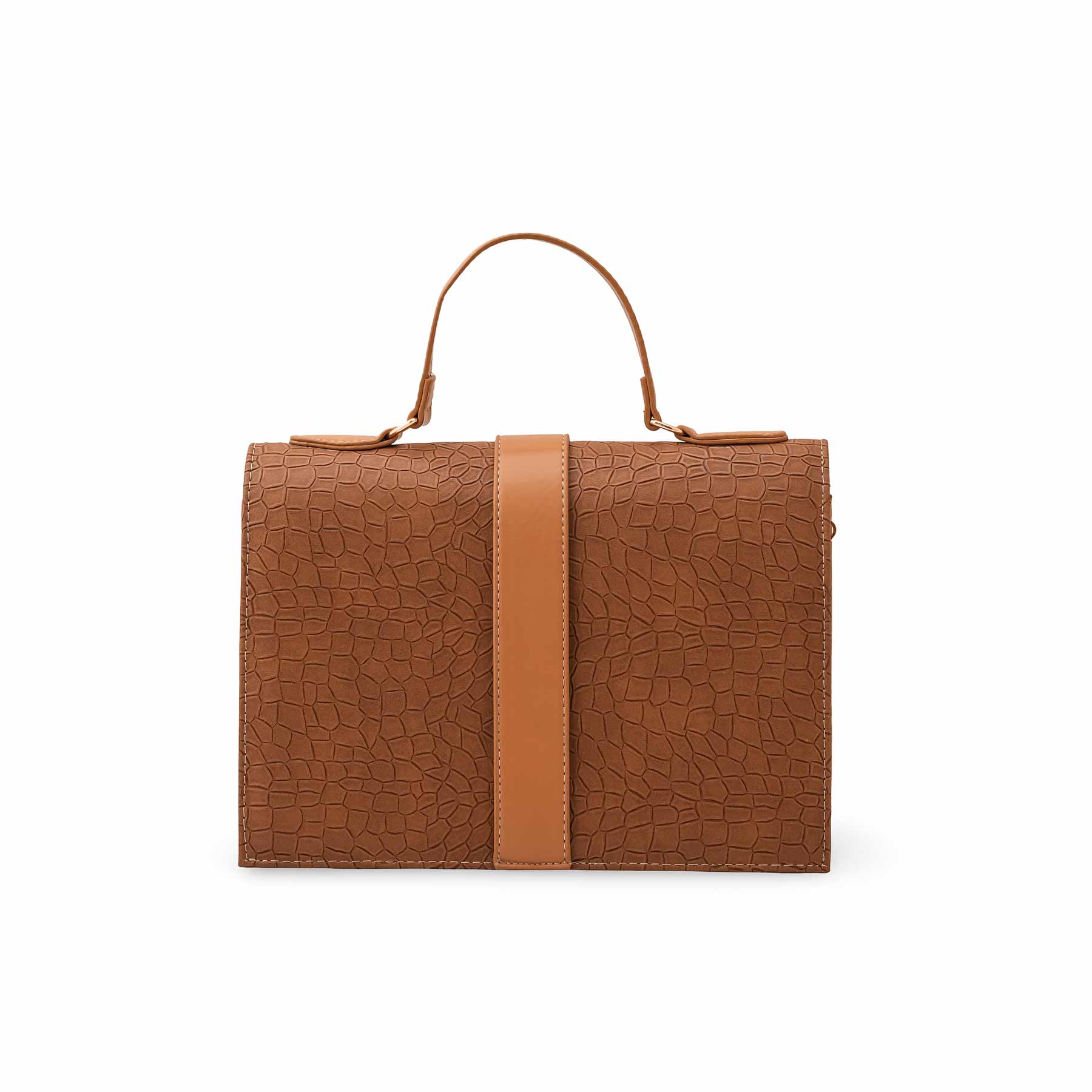 Brown Casual Shoulder Bag For Women P55826 - Image 4