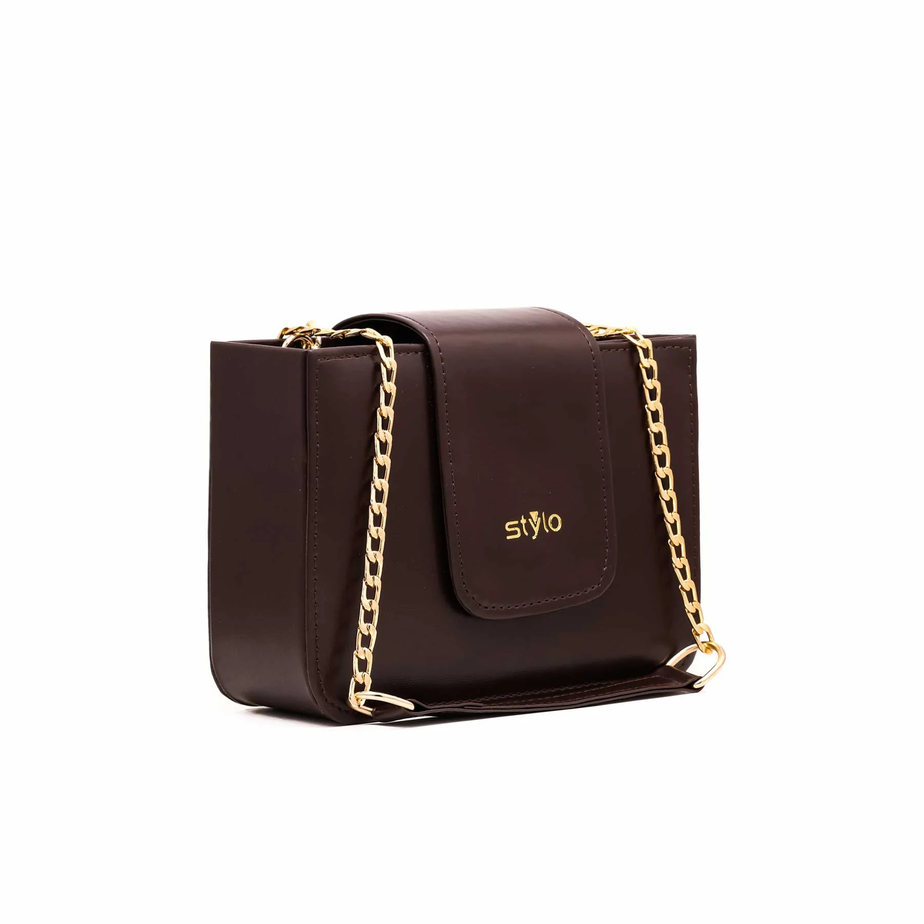 Brown Casual Shoulder Bag P55383 - Image 2