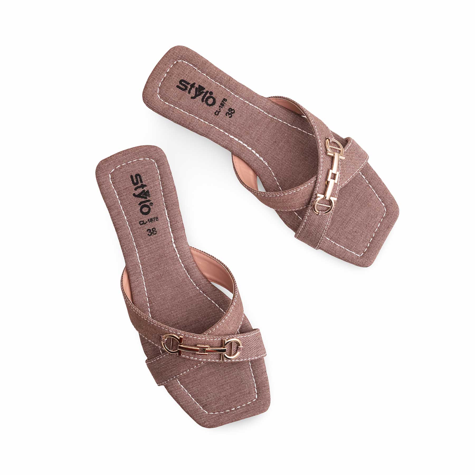 Brown Casual Slipper CL1878 - Image 5