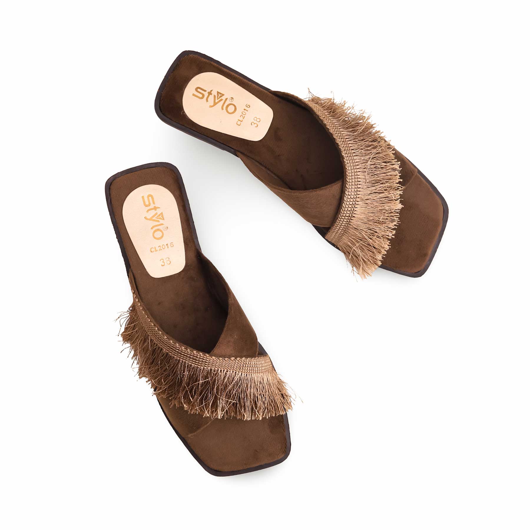 Brown Casual Slipper CL2016 - Image 4