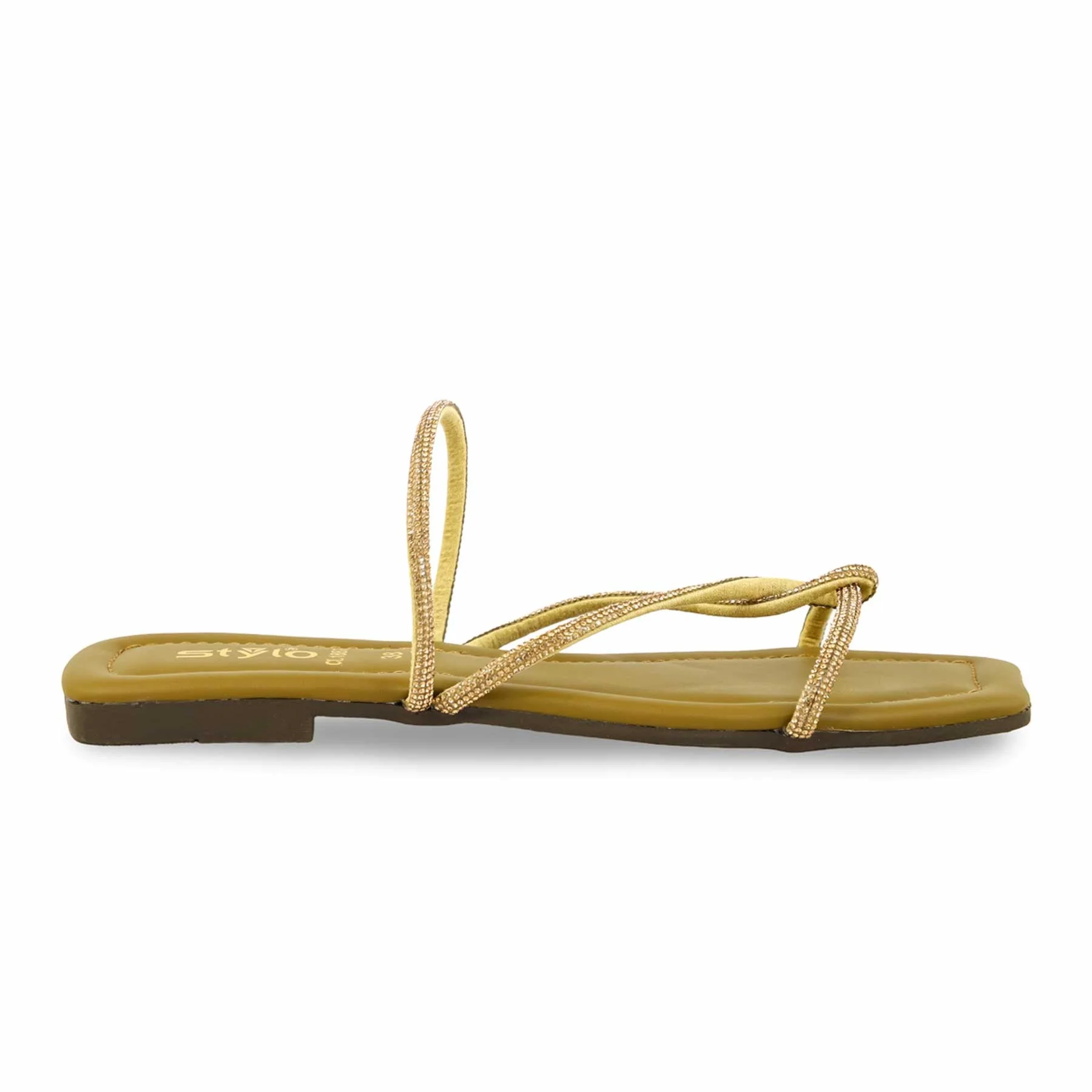 Brown Casual Slipper For Ladies CL1889 - Image 2