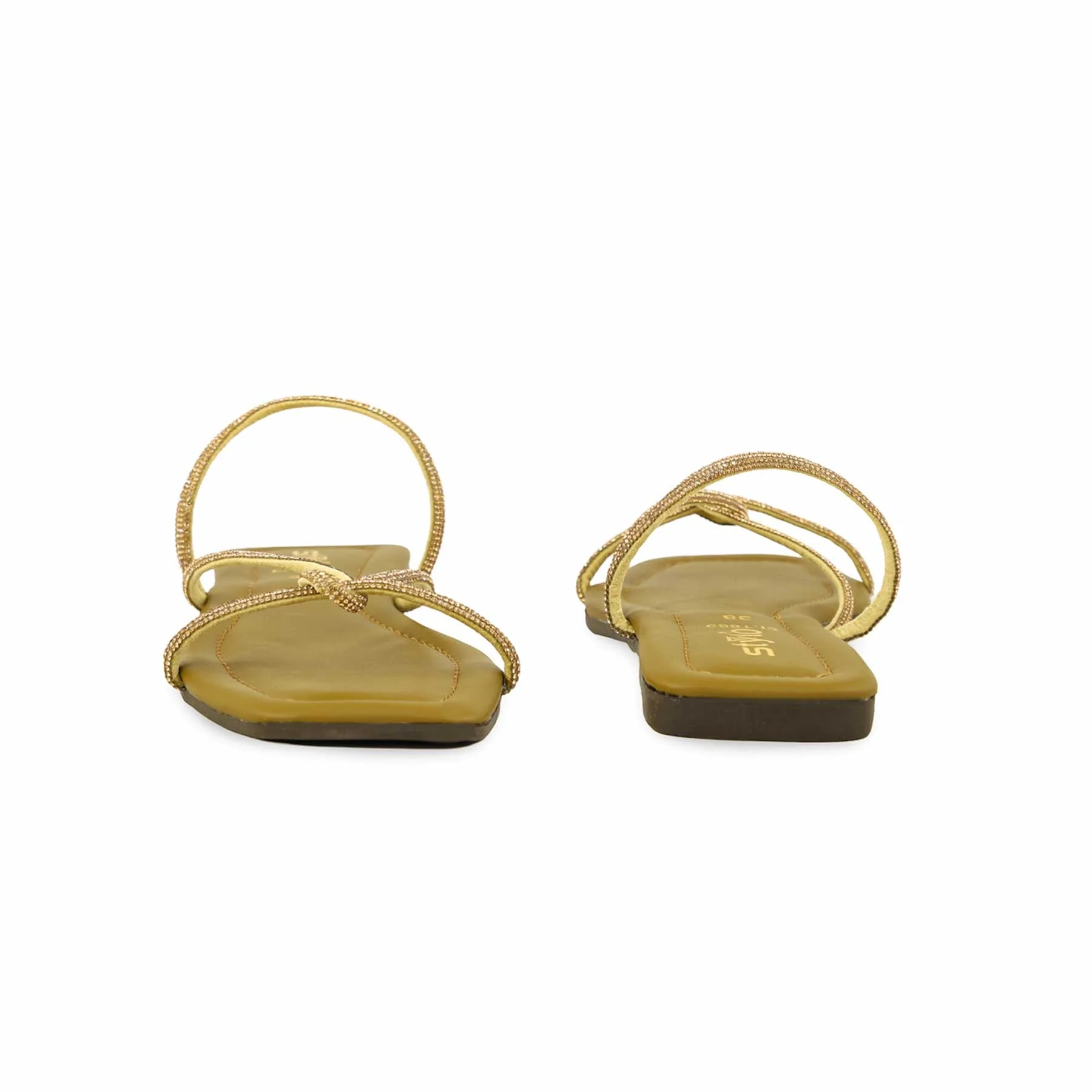 Brown Casual Slipper For Ladies CL1889 - Image 4