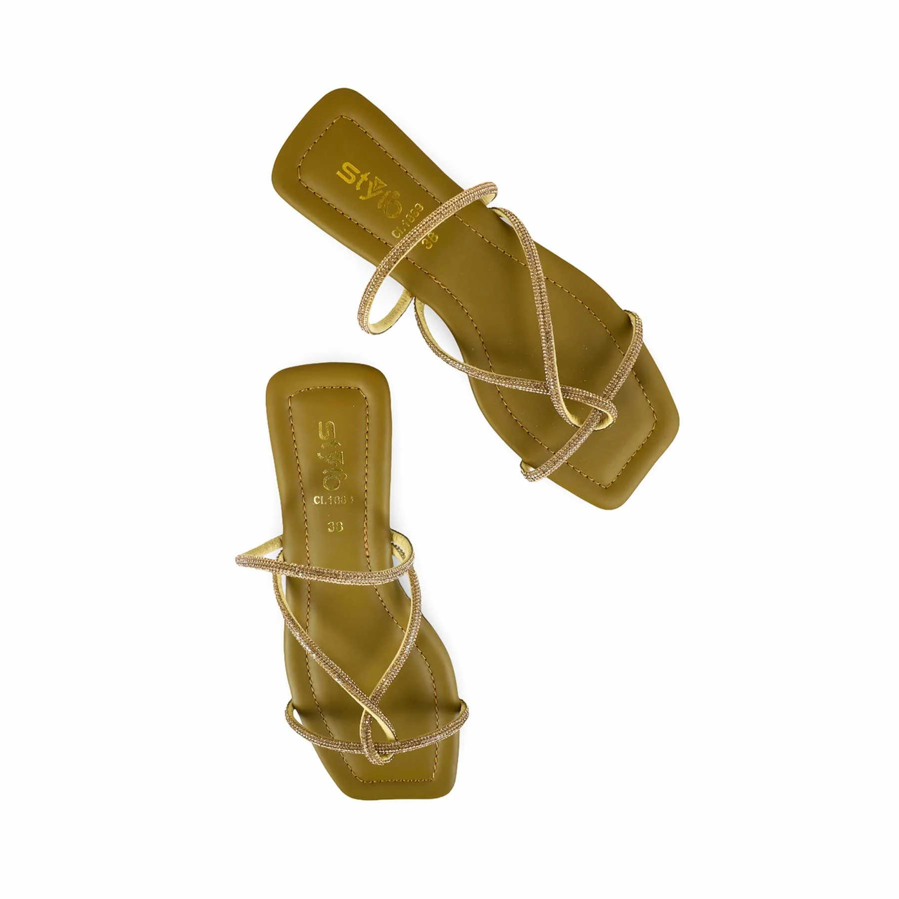 Brown Casual Slipper For Ladies CL1889 - Image 5