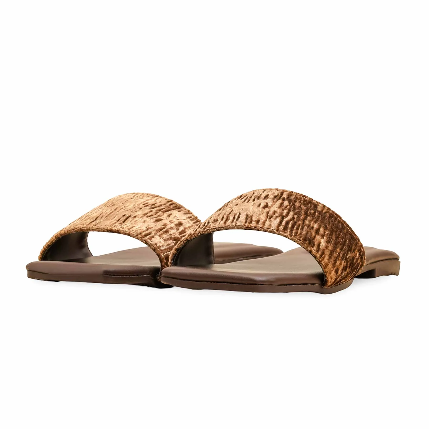 Brown Casual Slipper For Women CL2127 - Image 3