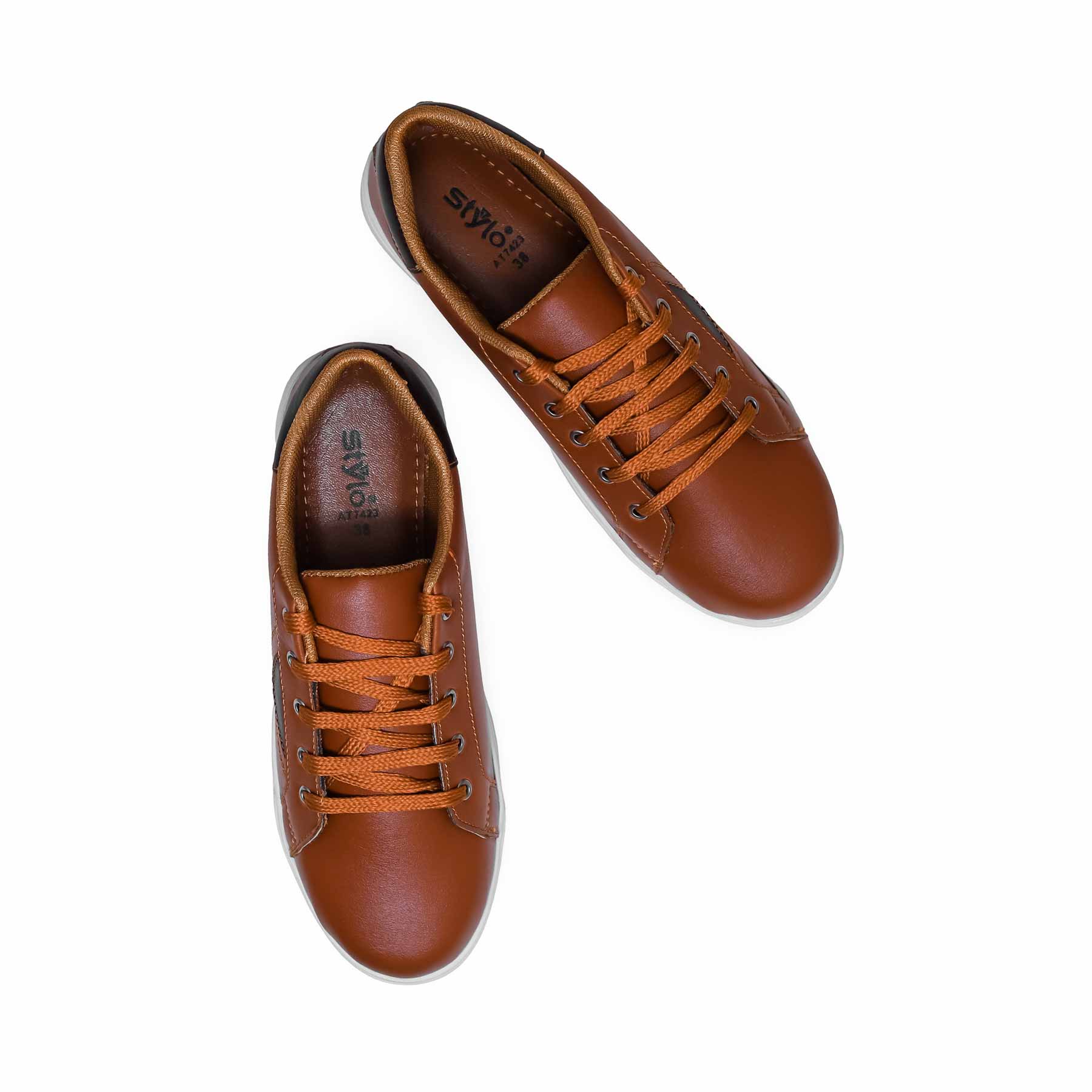 Brown Casual Sneaker AT7423 - Image 5