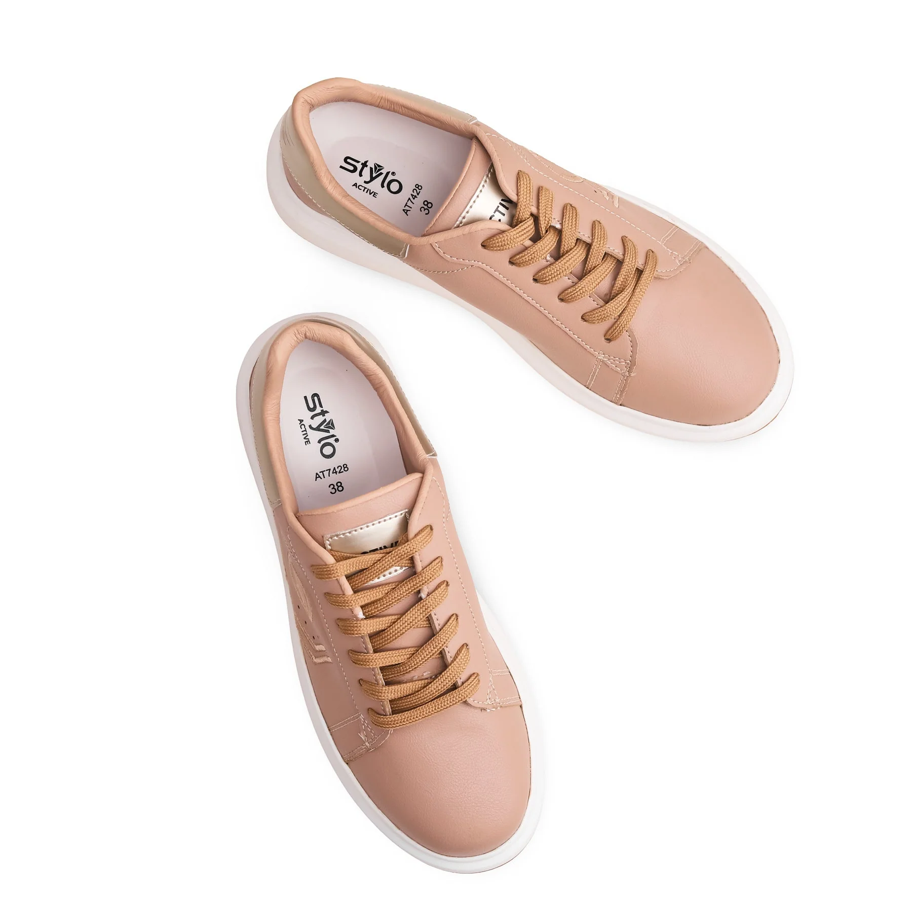 Brown Casual Sneaker AT7428 - Image 5