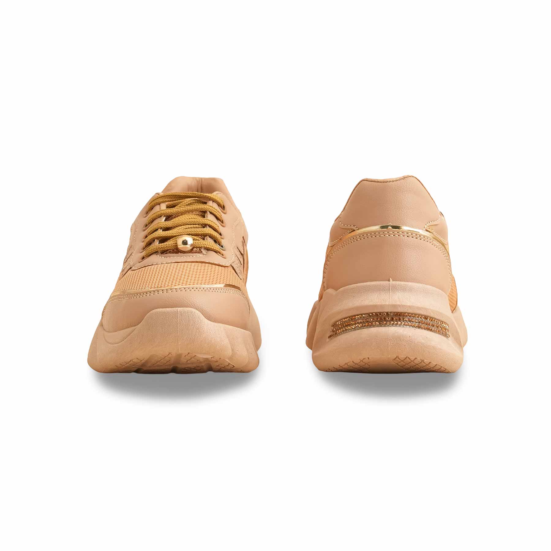 Brown Casual Sneaker For Women AT7338 - Image 4