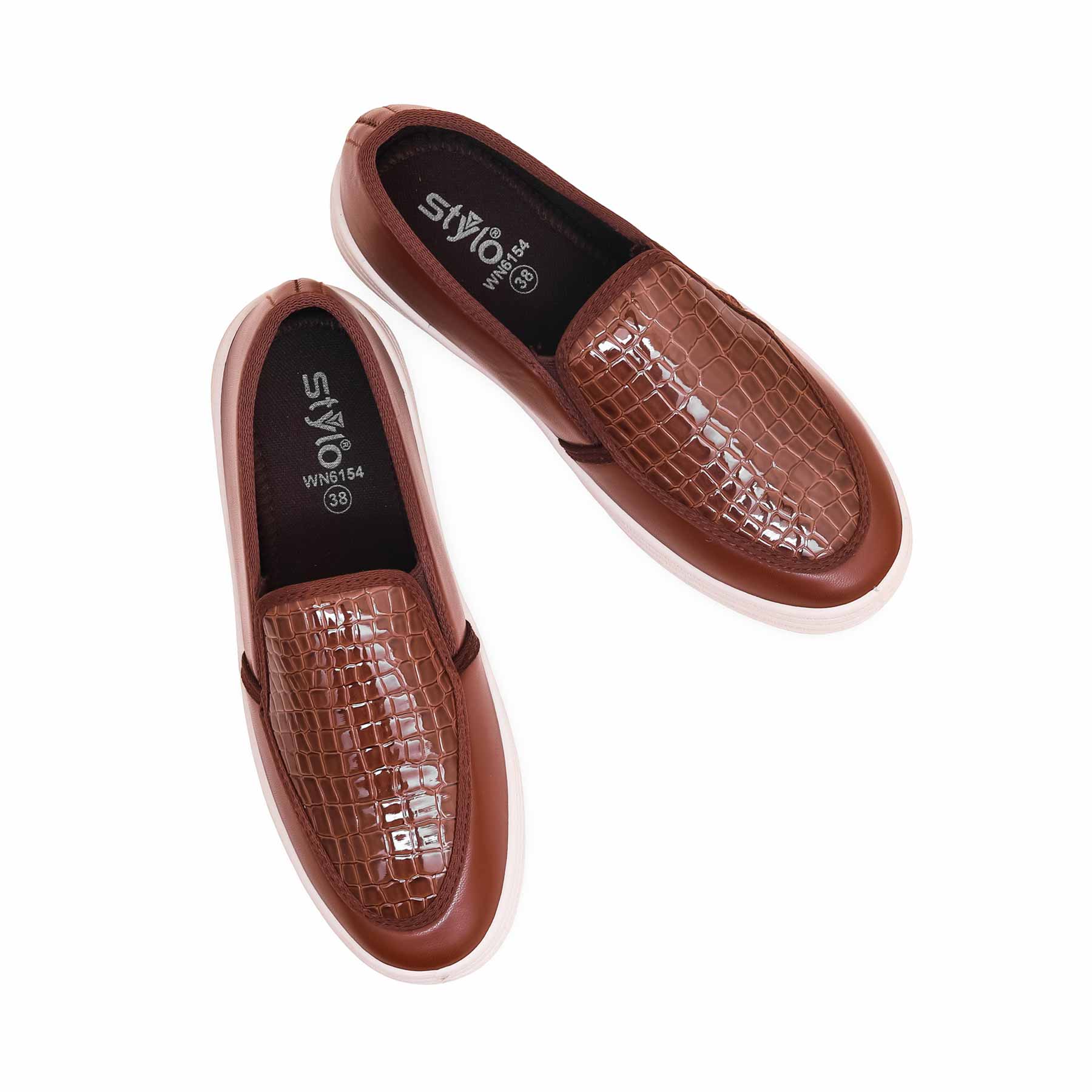 Brown Casual Sneaker WN6154 - Image 4