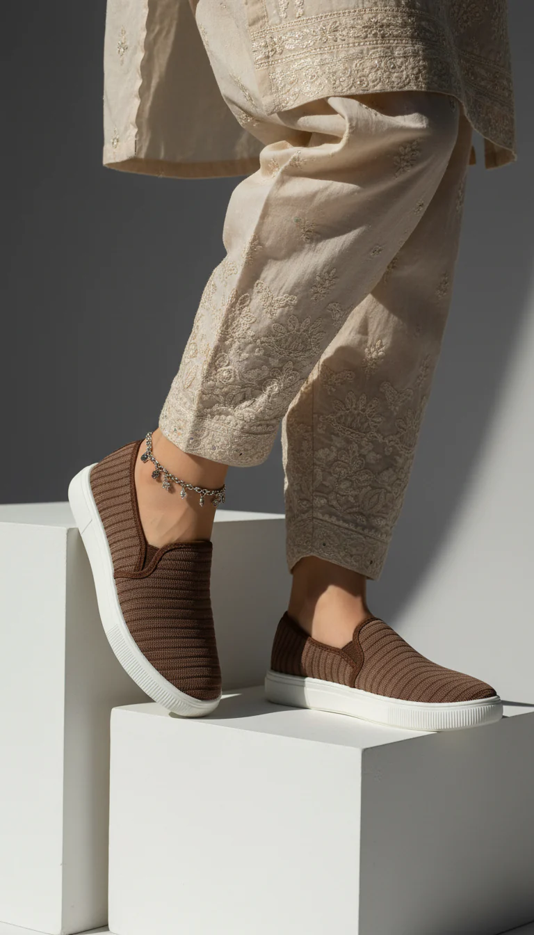 Brown Casual Sneaker WN6204 - Image 2