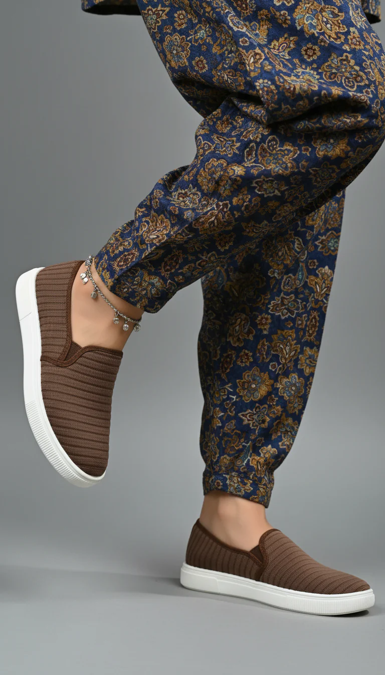 Brown Casual Sneaker WN6204 - Image 4