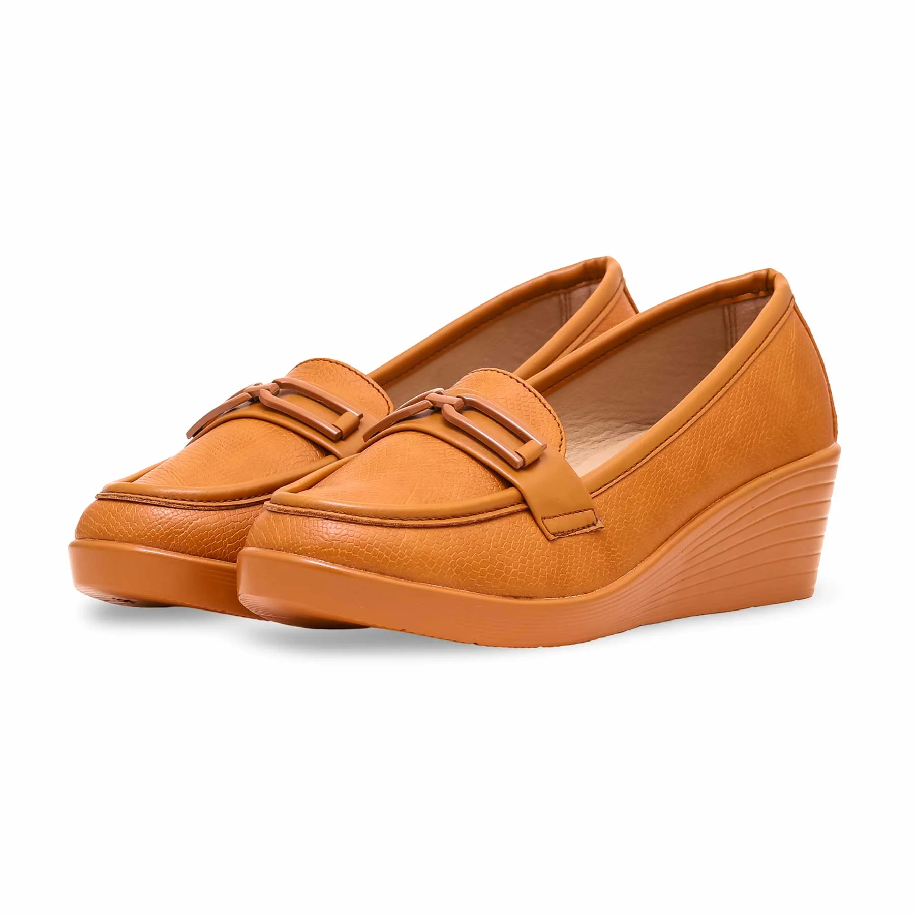 Brown Court Shoes WN7455 - Image 2